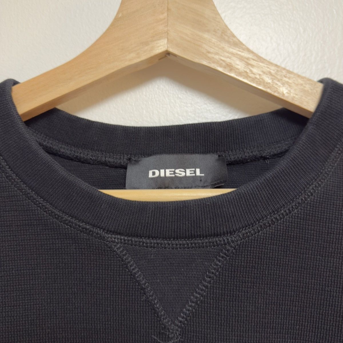 Diesel Diesel Black Crewneck Sweatshirt Large Size US L / EU 52-54 / 3 - 4 Thumbnail
