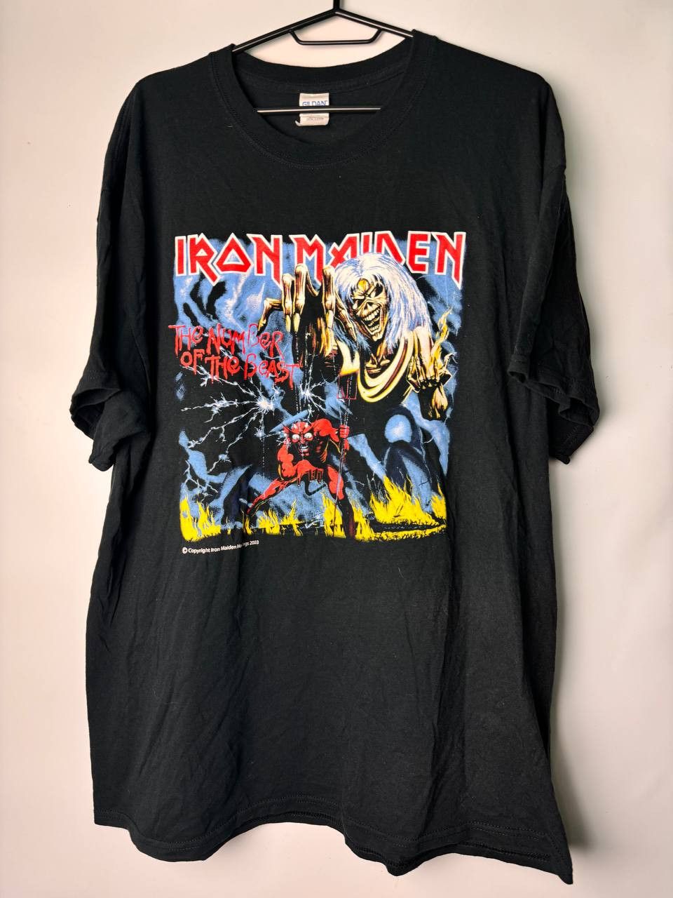 Band Tees × Iron Maiden Vintage Iron Maiden t-shirt Number of the Beast Size US XL / EU 56 / 4 - 1 Thumbnail