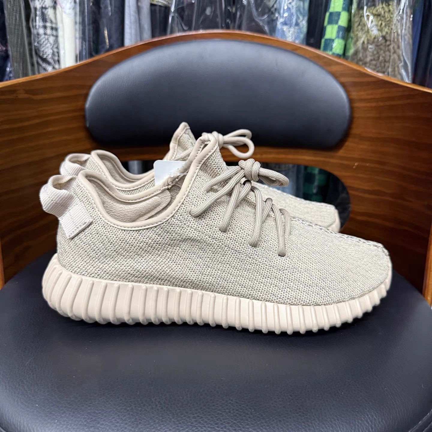 Adidas Adidas Yeezy 350 V2 Desert Sage K15 Size US 8 / EU 41 - 4 Thumbnail