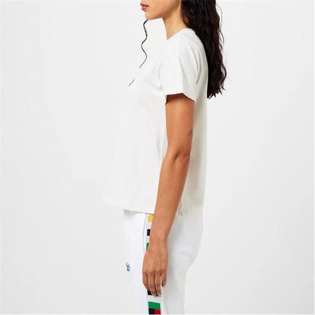 Missoni o1g2r1mq1124 Cropped Cotton Jersey T Shirt in White Size XS / US 0-2 / IT 36-38 - 4 Thumbnail