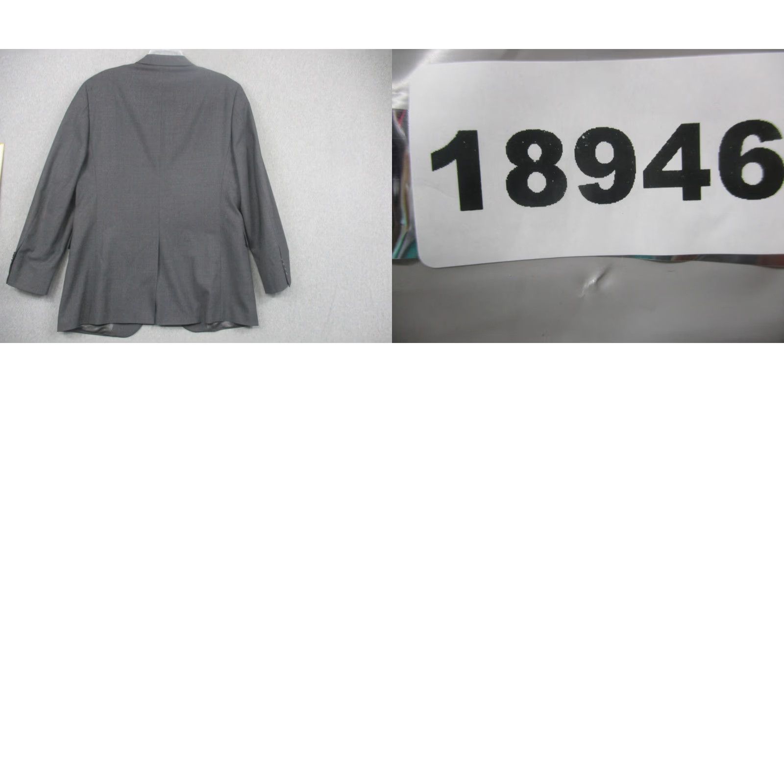 Brooks Brothers Brooks Brothers Blazer Mens 41L Gray Two-Button Stretch Wool Suit Jacket 346 Regular Long Wool Spandex Notch Lapel Two-Button Front Closure Size 42R - 9 Thumbnail