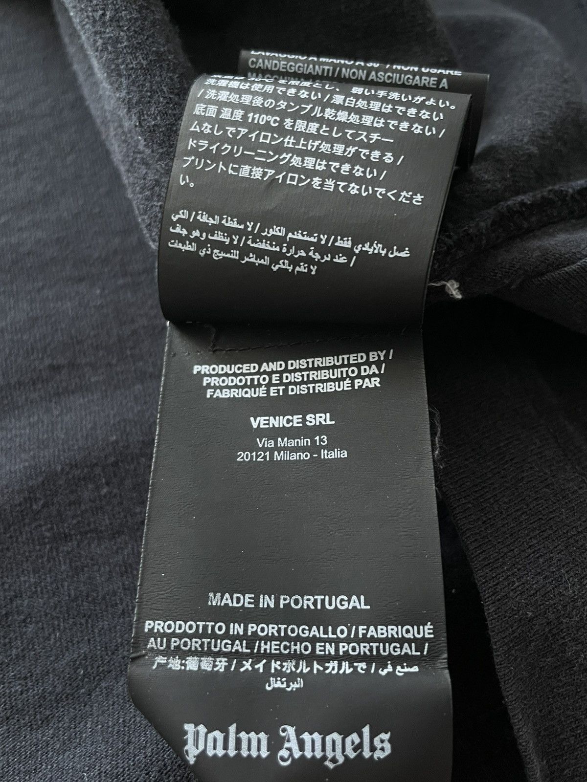 Palm Angels Palm Angels Black T-Shirt Big Logo Size US M / EU 48-50 / 2 - 9 Thumbnail