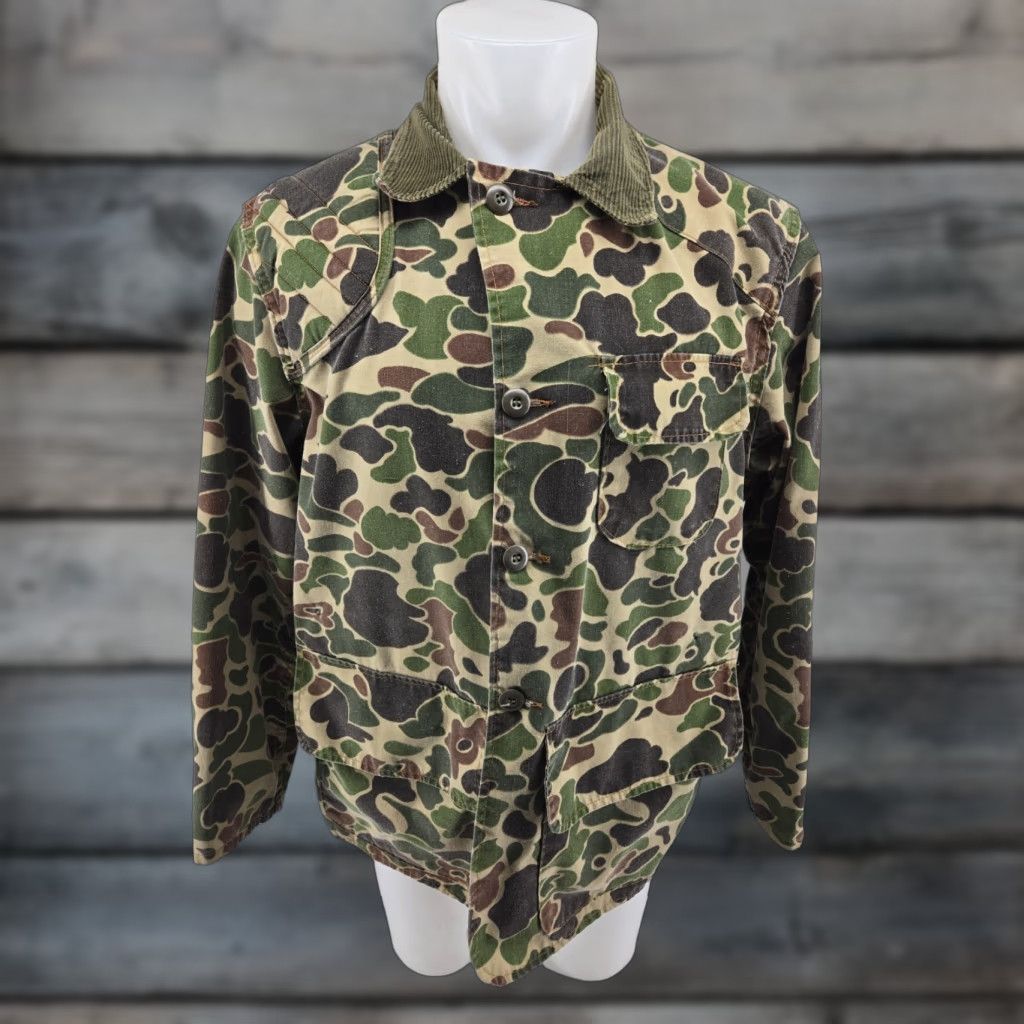 JCPenney VTG JCPenney Hunting Jacket Duck Camouflage Mens L/XL Button Up Shirt Size US L / EU 52-54 / 3 - 1 Thumbnail