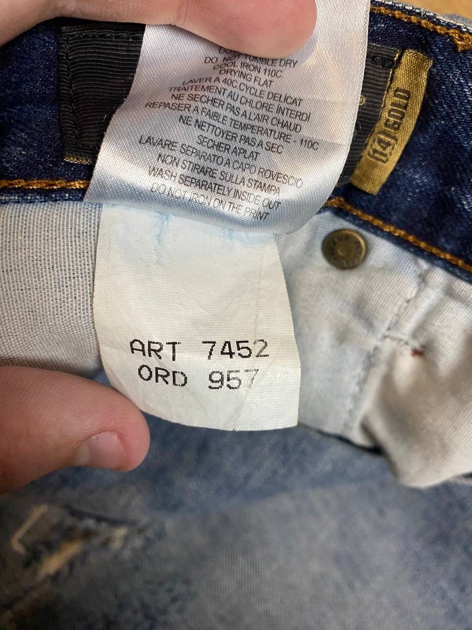 Dolce & Gabbana × Vintage Rare Vintage Luxury Jeans Dolce & Gabbana Avant-Garde Style Size US 32 / EU 48 - 10 Thumbnail