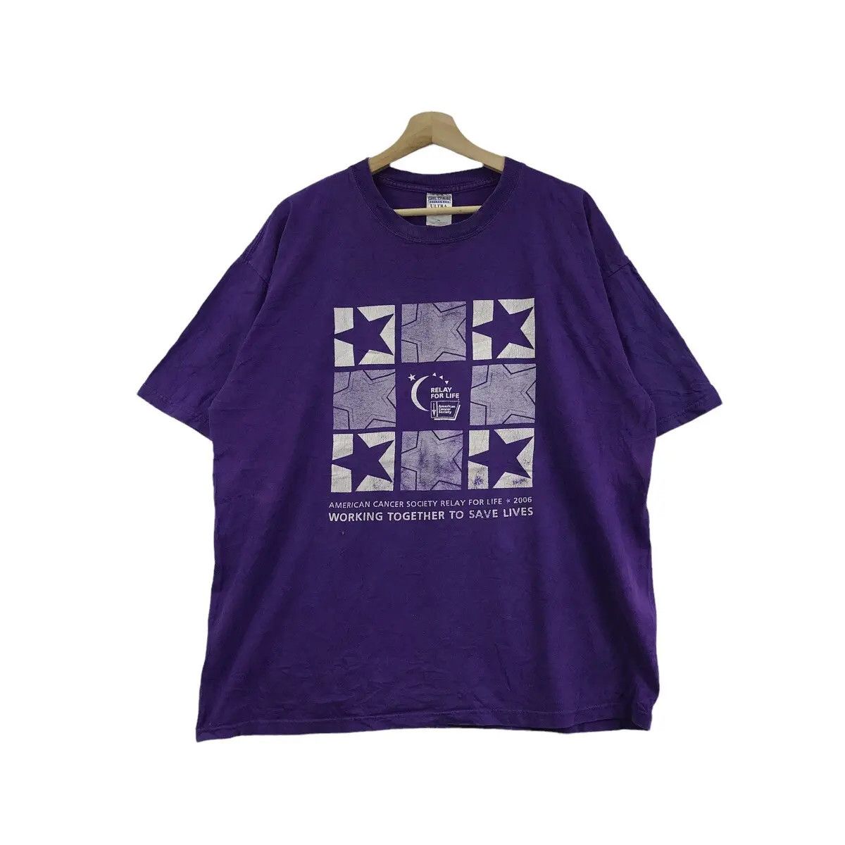 Vtg RELAY FOR LIFE American Cancer Society Tee Shirt