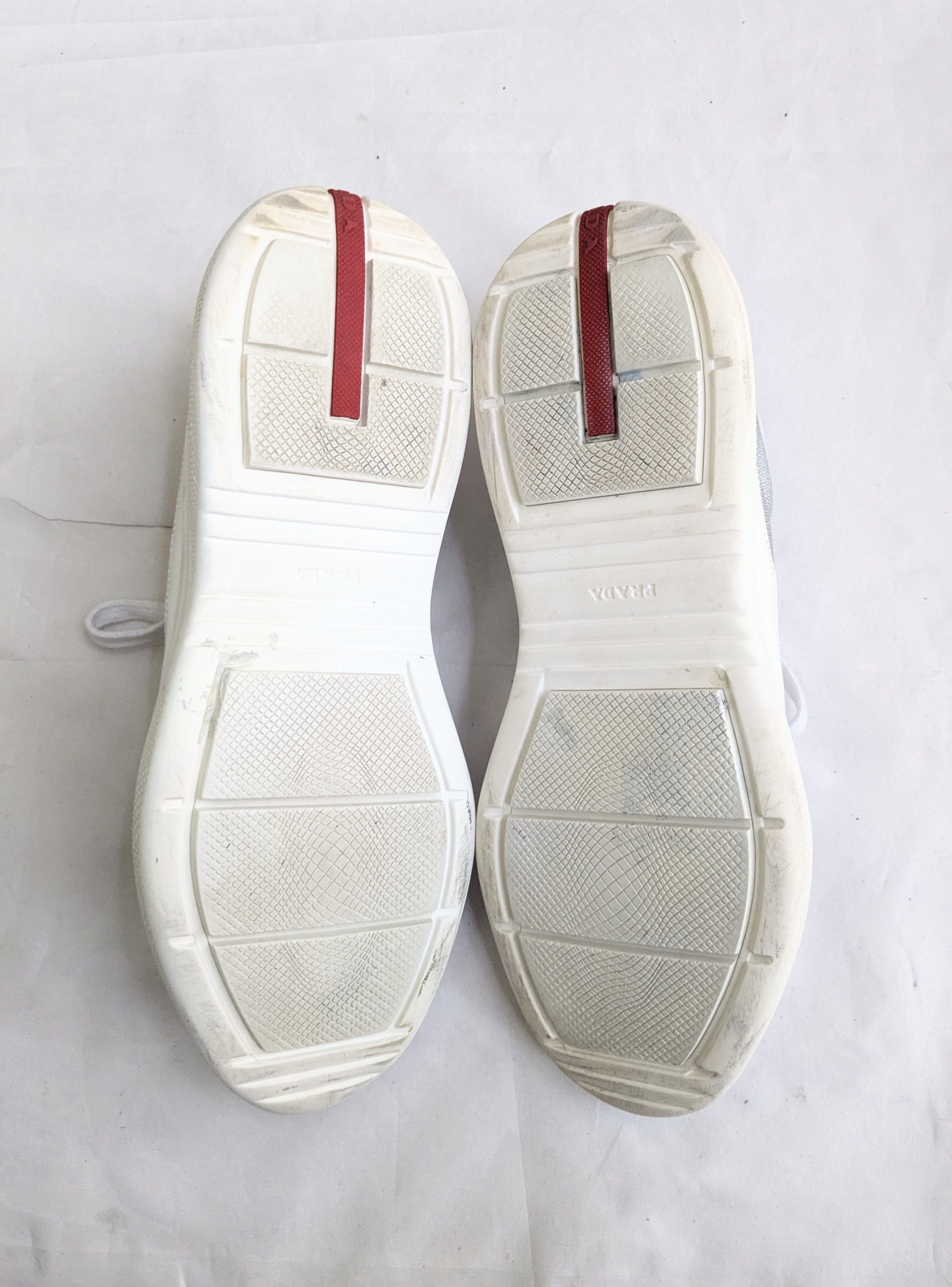 Prada Prada America's Cup Sneakers White Patent Leather 12 Low Size US 12 / EU 45 - 12 Thumbnail