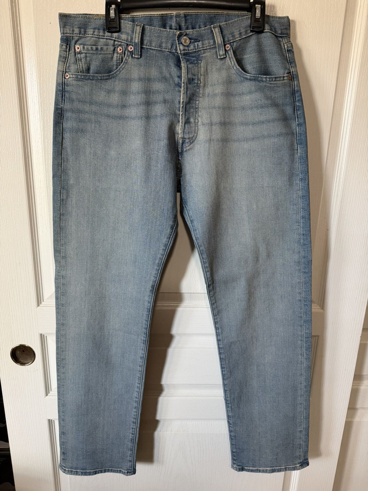 Levi's Levi’s 501 Blue Denim Vintage Style Jeans Men’s Size 34x32 Size US 34 / EU 50 - 2 Thumbnail