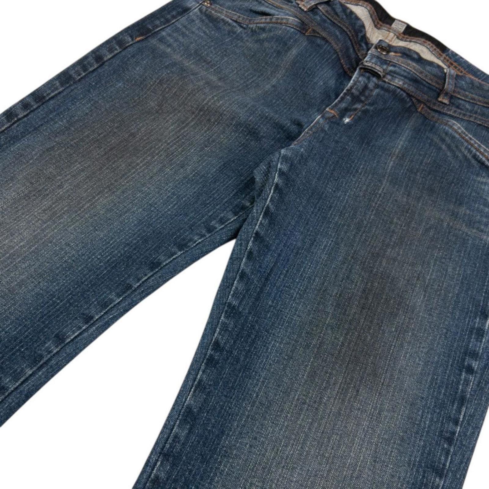 Marithe + Francois Girbaud Vintage Marithe + Francois Girbaud Cropped Denim Jeans W36 Size 36" / US 14 / IT 50 - 7 Thumbnail
