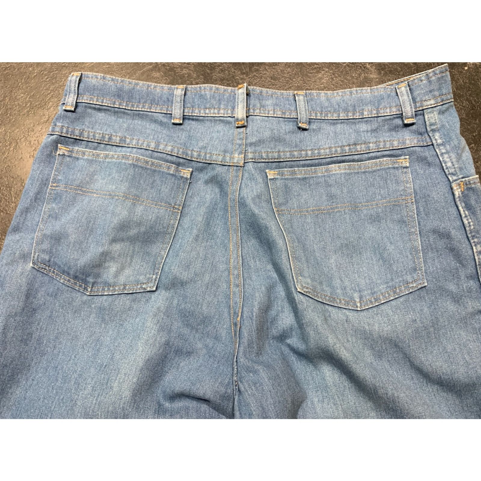 Wrangler VINTAGE Wrangler Jeans 90s Cowboy Classic Straight Leg Men's 40x28 Blue Denim Regular Fit Size US 40 / EU 56 - 7 Thumbnail