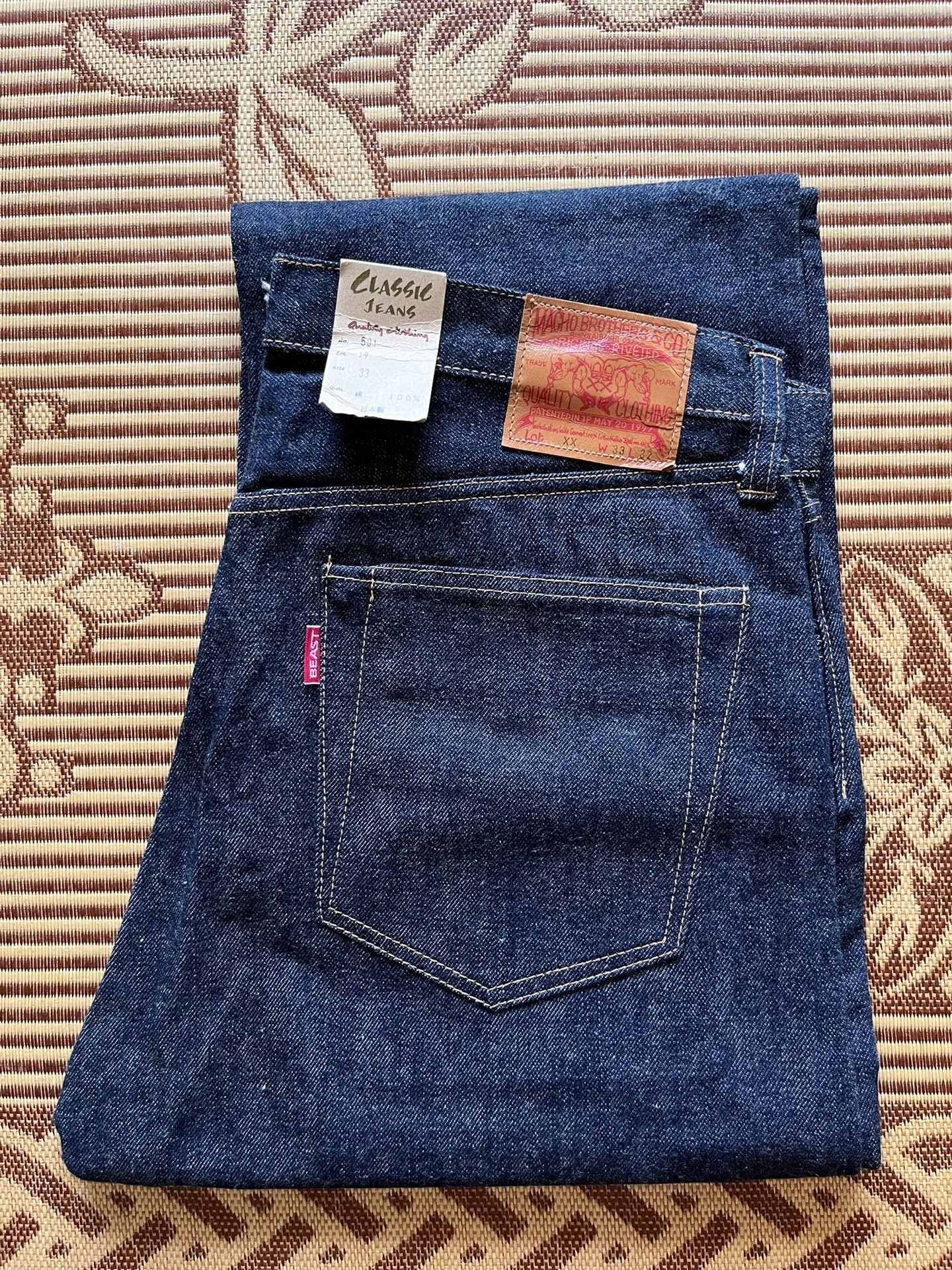 MACHUS BEAST Japanese Denim Jeans Levis Inspired Size US 36 / EU 52 - 1 Thumbnail