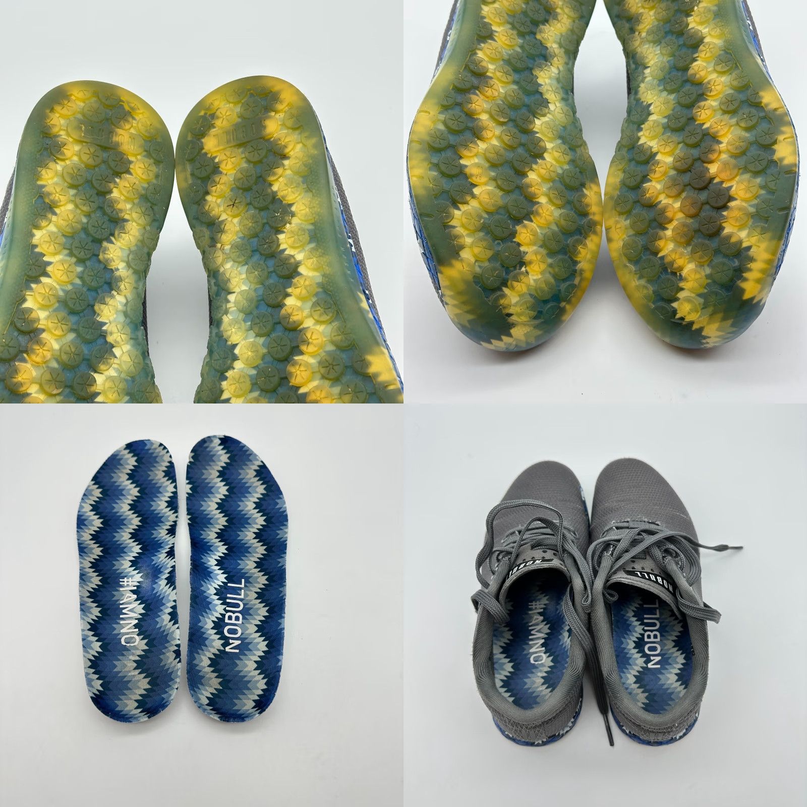 Vintage No Bull Superfabric Sneakers Women's Size 6.5 Mens Size 5 Gray Aztec Workout Size US 4 / IT 34 - 10 Thumbnail