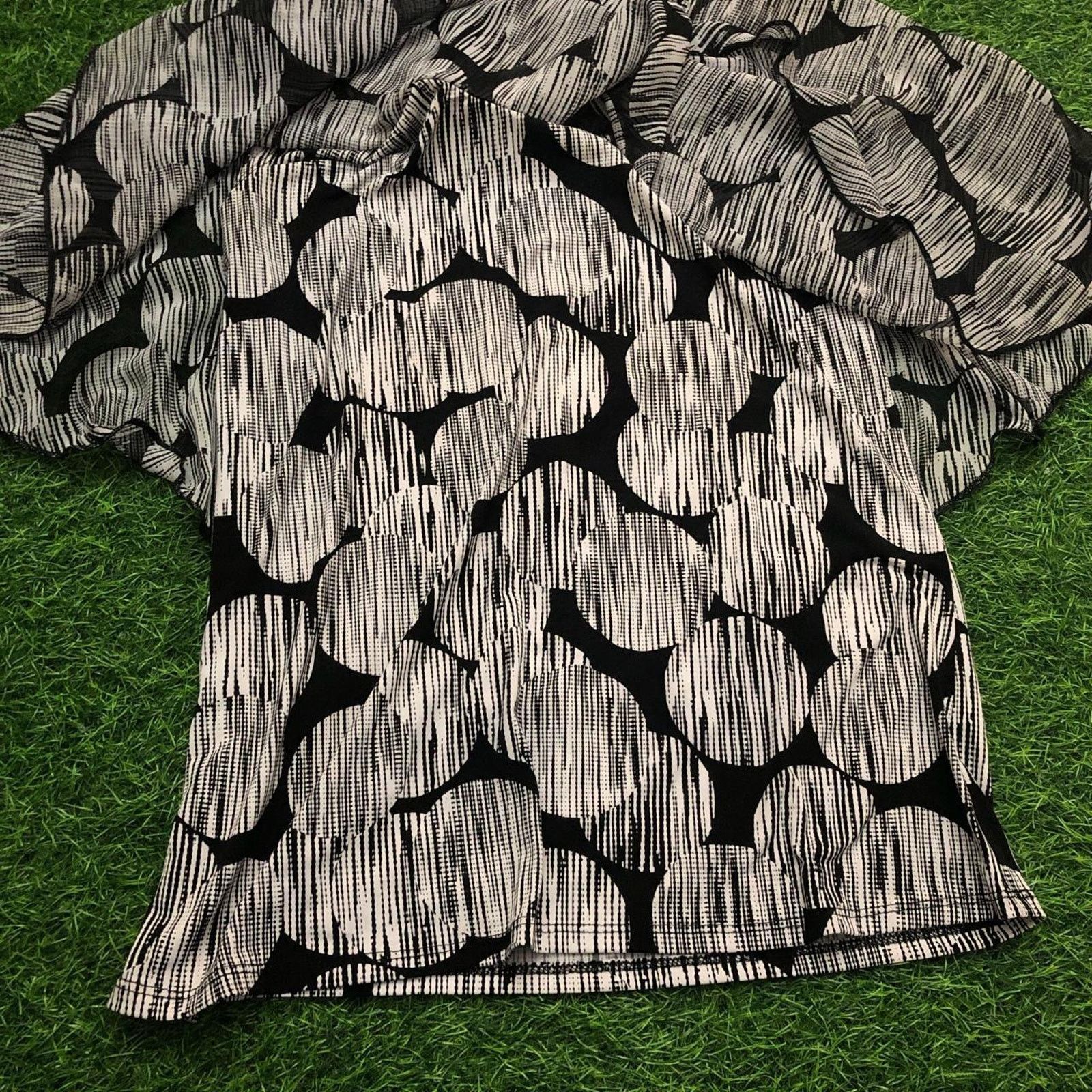 Other Women's Black/White Polka Dot Layered Blouse Size L / US 10 / IT 46 - 3 Thumbnail