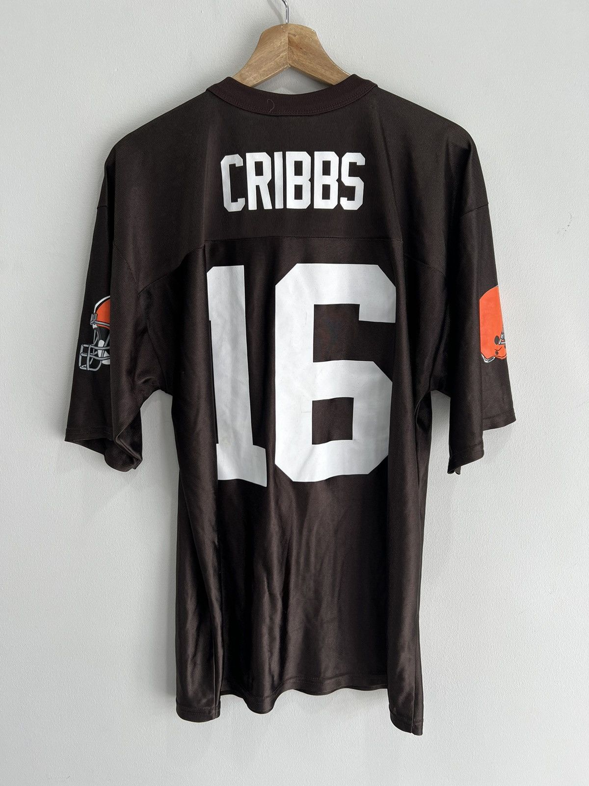 Vintage Vintage Y2K Cleveland Browns Cribbs football jersey Size US L / EU 52-54 / 3 - 1 Thumbnail