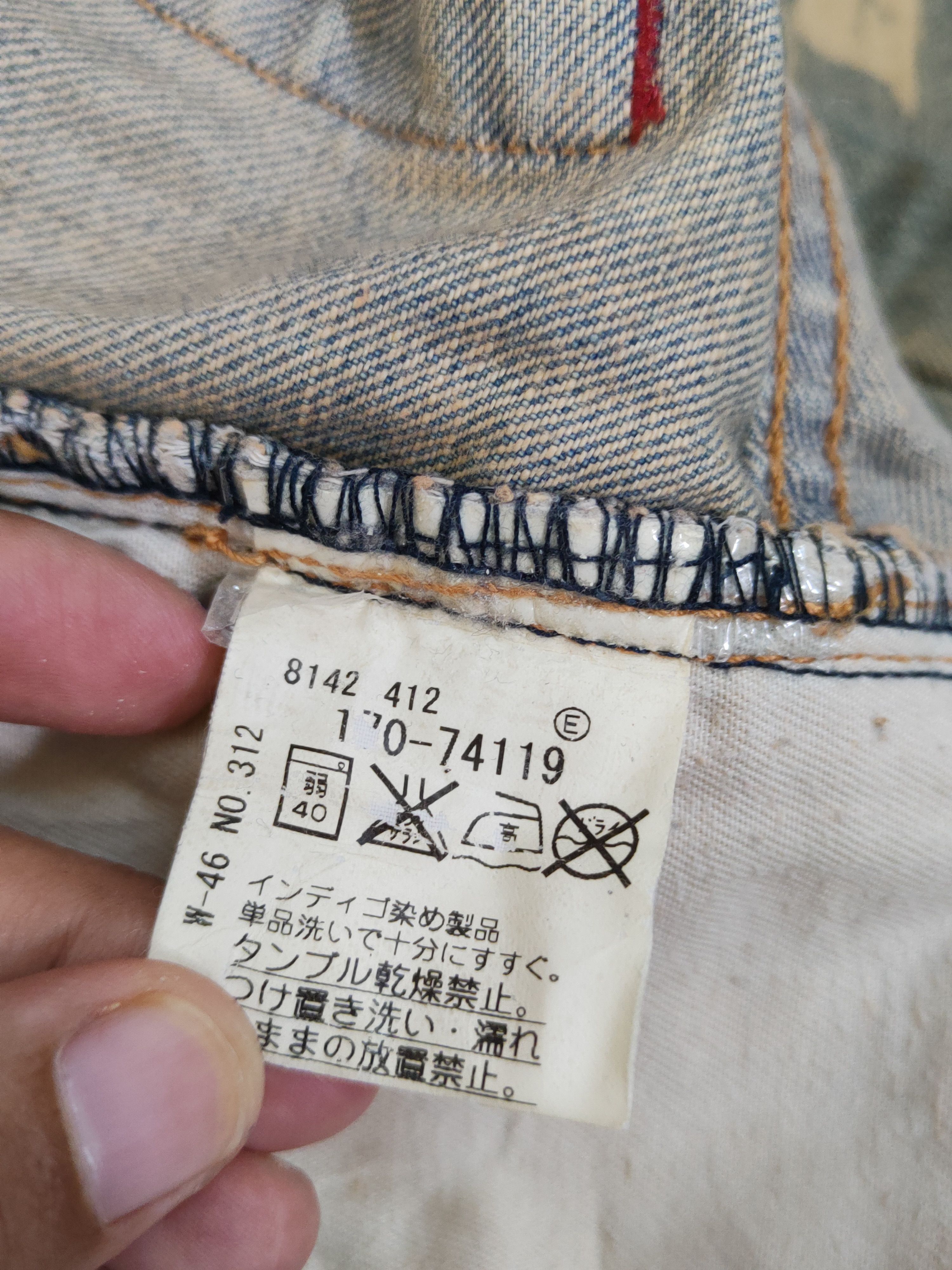 Takeo Kikuchi DL Takeo Kikuchi Blue Faded Distressed Ripped Jeans #W1478 Size US 32 / EU 48 - 8 Thumbnail