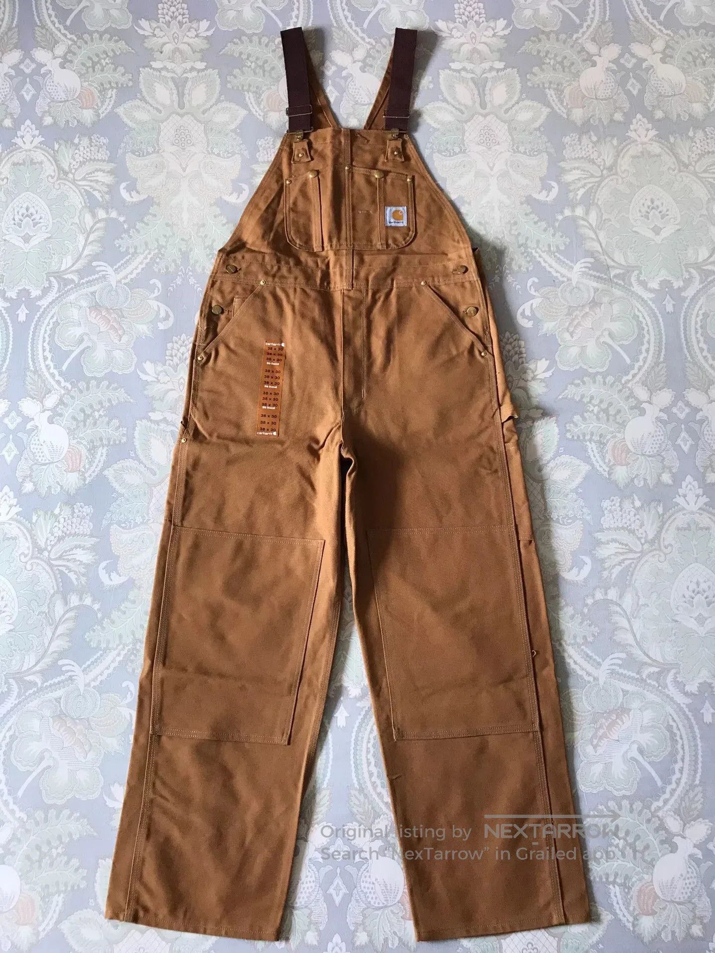 Carhartt Carhartt R01 Brown Overalls W38L30. Size US 38 / EU 54 - 3 Thumbnail