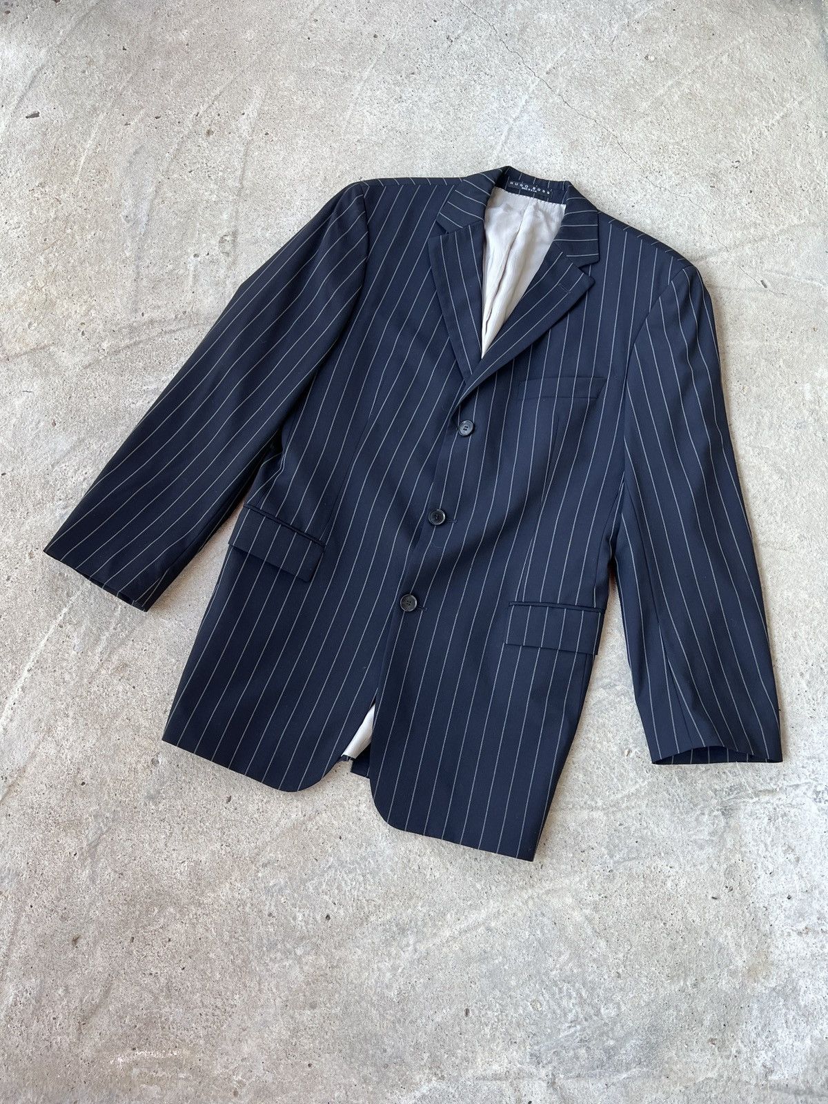Hugo Boss Hugo Boss Made In USA Vintage Suit Size 40L - 2 Thumbnail
