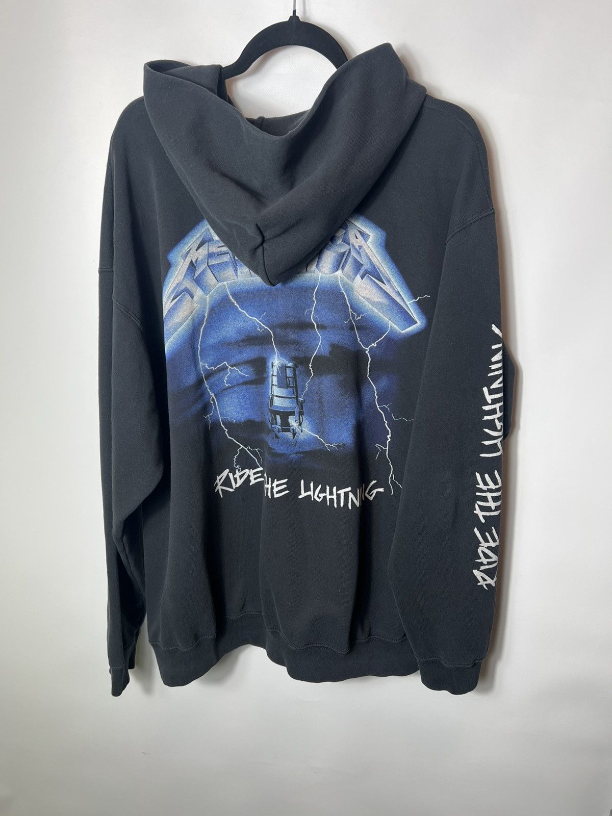 Metallica Vintage band rock Metallica Ride The Lightning Tour Hoodie Size US XL / EU 56 / 4 - 8 Thumbnail