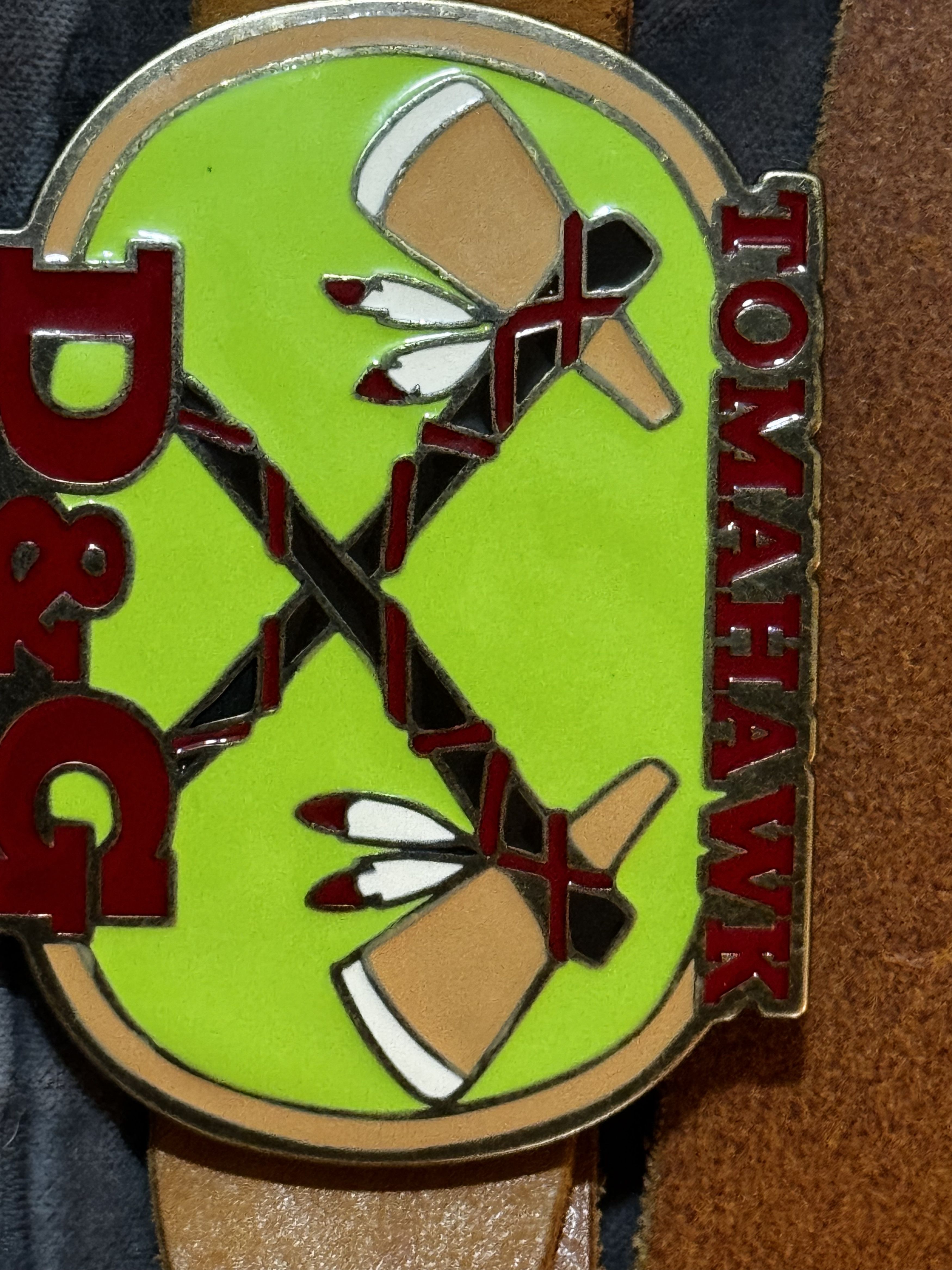 Dolce & Gabbana Dolce “tomahawk” vintage belt Size 32 - 2 Thumbnail