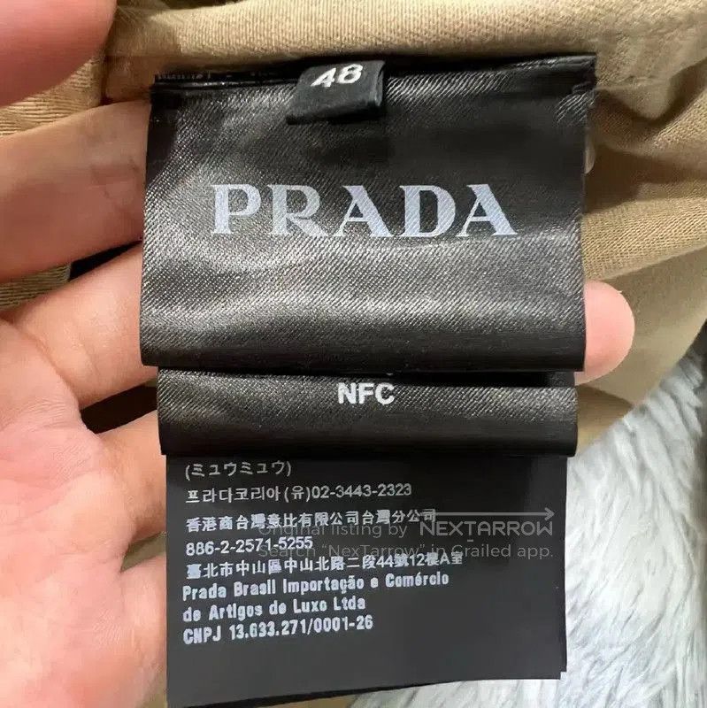 Prada Prada Beige XL Men's Casual Outerwear. Size US XL / EU 56 / 4 - 4 Thumbnail