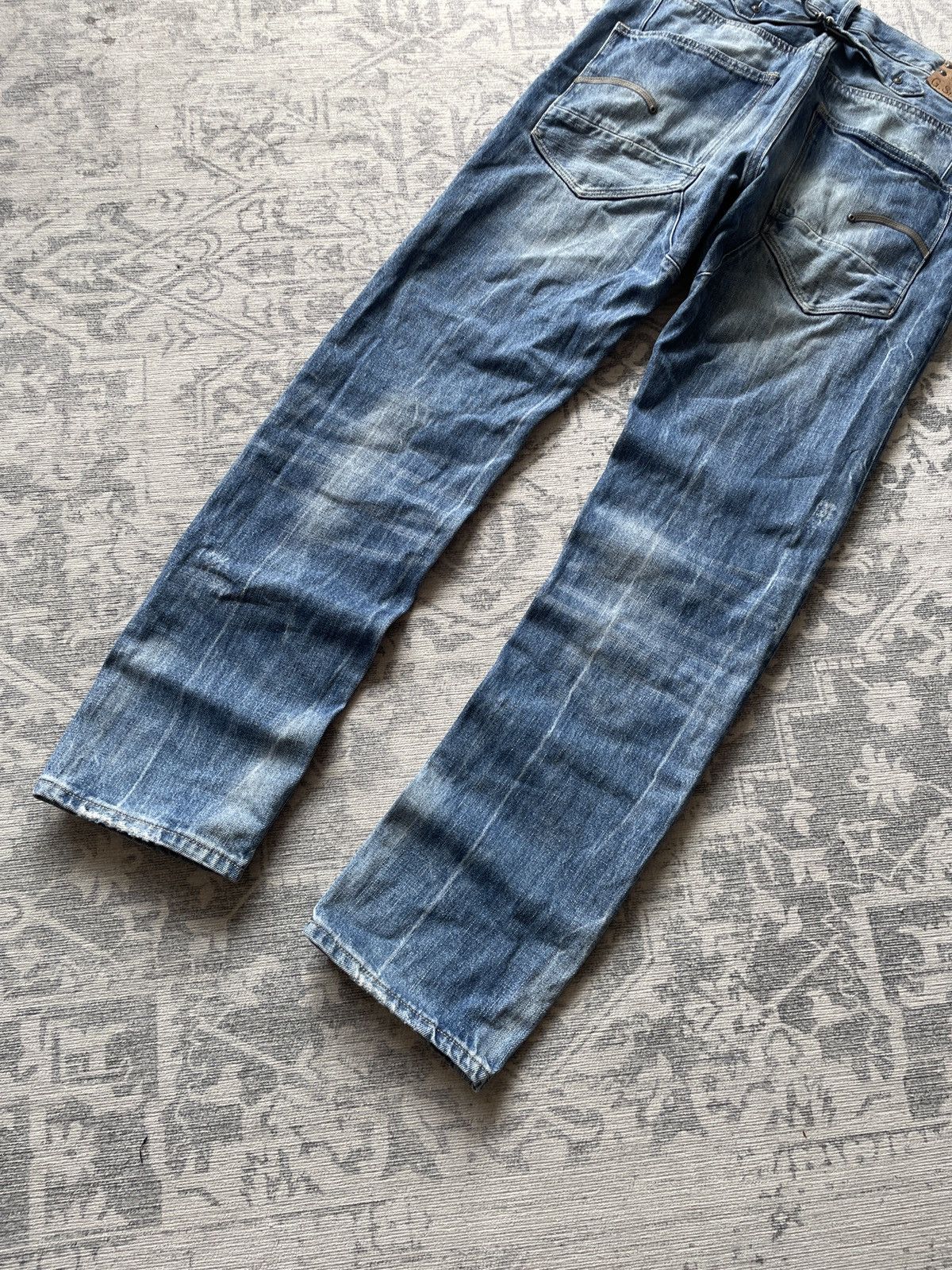 Vintage G star Vintage Jeans Faded Mud Washed Japanese Y2k Distresse Size US 32 / EU 48 - 2 Thumbnail