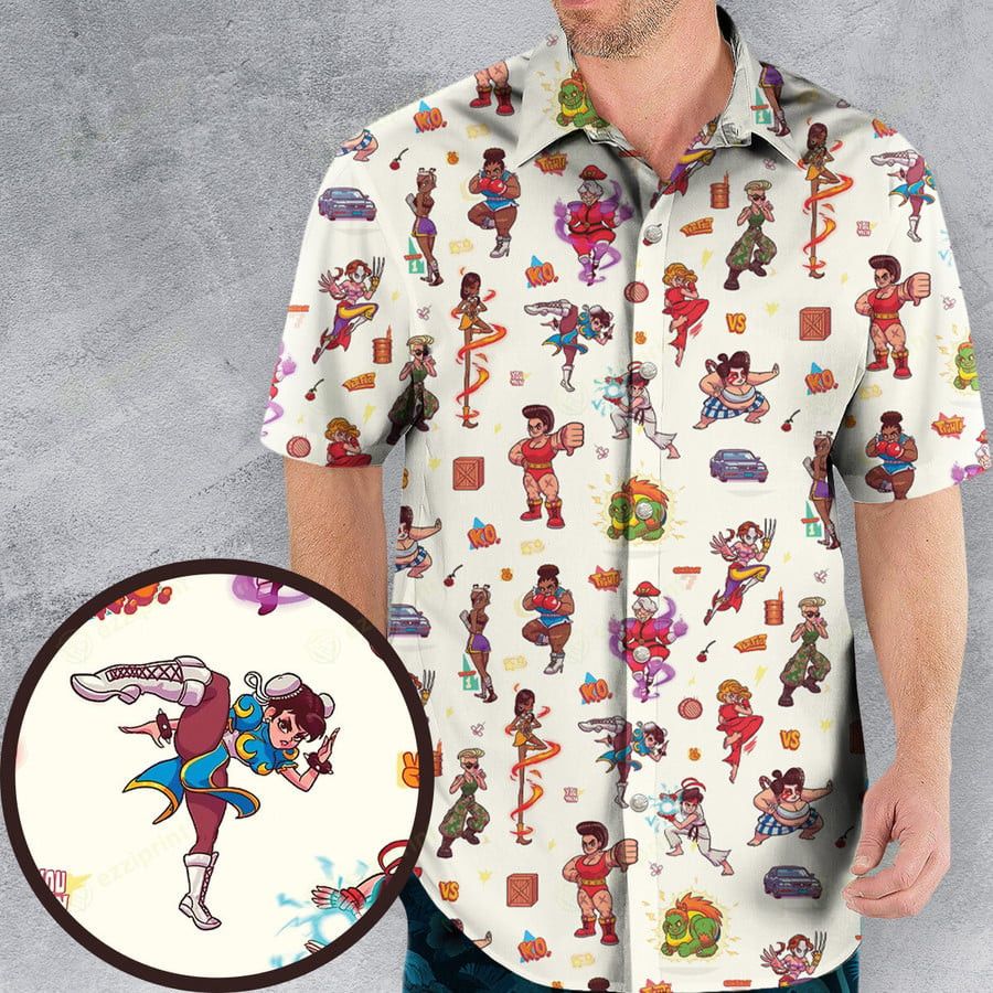 Other Sweet Fighter Hawaiian Shirt Size US L / EU 52-54 / 3 - 1 Thumbnail