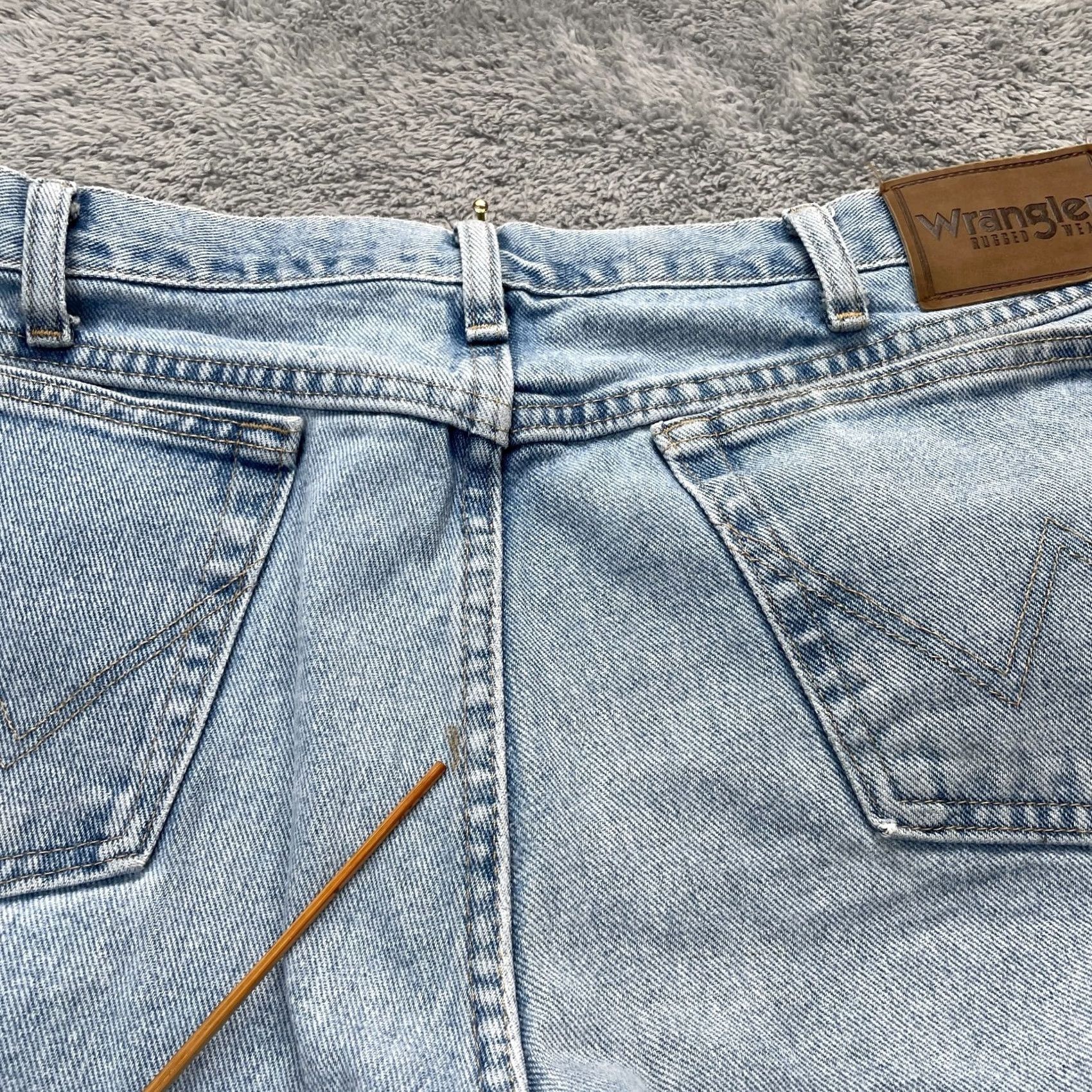 Wrangler Wrangler Jeans Mens 38x30 Blue Cowboy Cut Relaxed Fit Denim Cotton Workwear Jeans Size US 38 / EU 54 - 6 Thumbnail