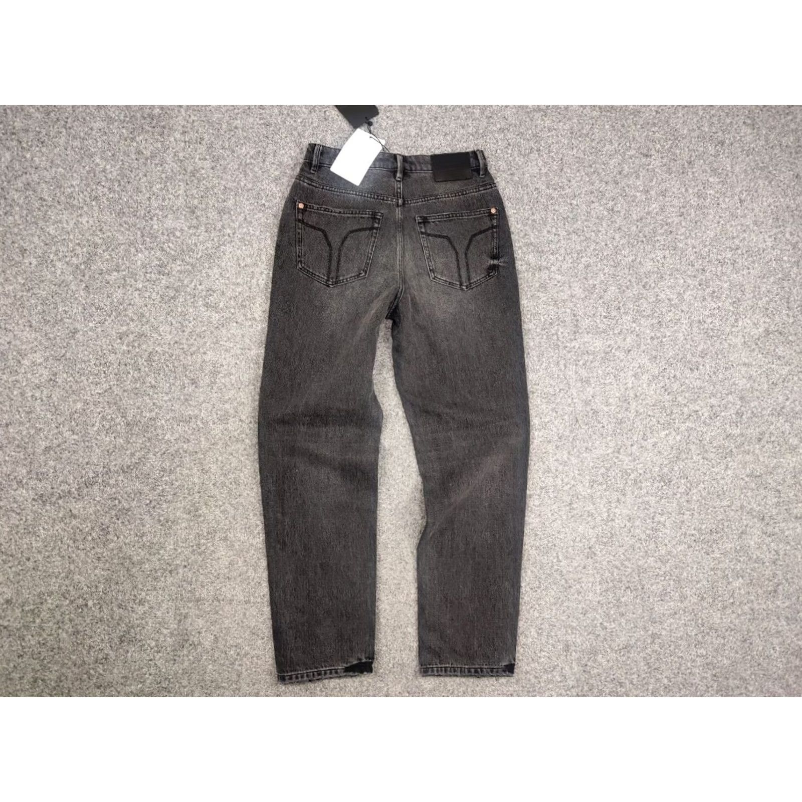 Miss Sixty Miss Sixty Vicki Mom Jeans Women 27 Gray Denim 5-Pocket Distressed Vintage 90s Logo Style Size 27" / US 4 / IT 40 - 7 Thumbnail