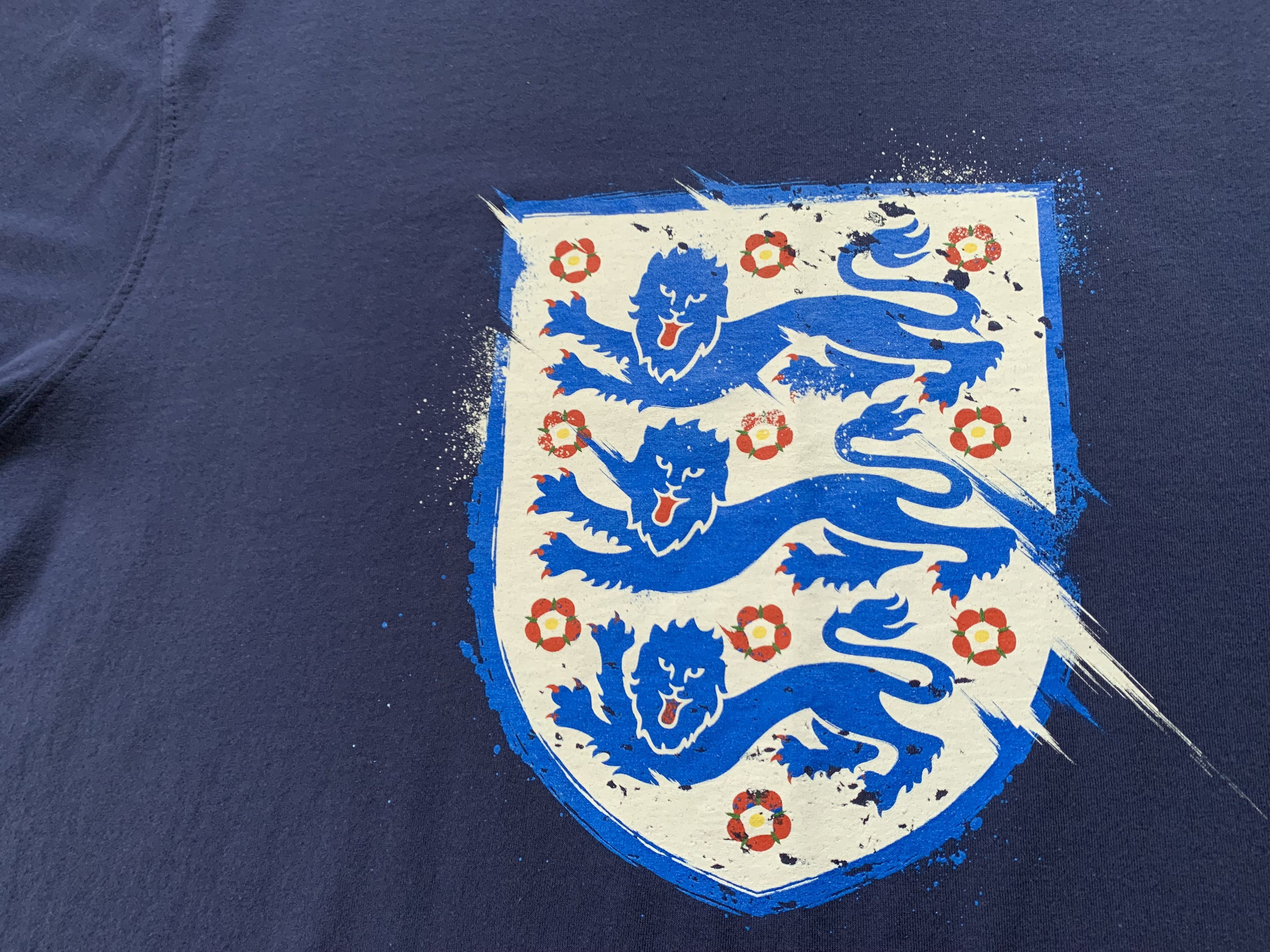 Other England National Football Team Cotton Big Print T Shirt Size US XL / EU 56 / 4 - 5 Thumbnail