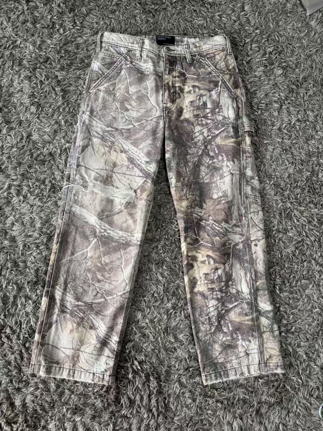 Enfants Riches Deprimes Tree Branch Camo Overalls pants 25