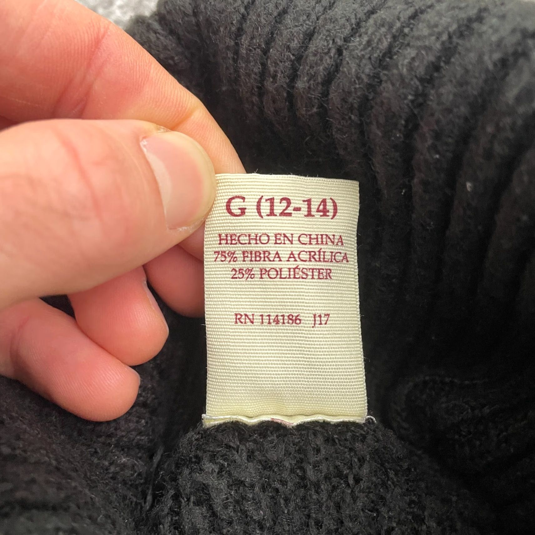 Faded Glory Faded Glory Sweater Womens L Black Turtleneck Acrylic Side Zip Pullover Knit Size L / US 10 / IT 46 - 5 Thumbnail