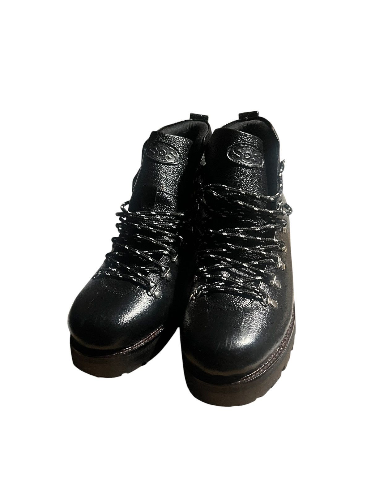Other Scoreoffscoot Mountain Hiking Boots - Black Leather /US 9M Size US 9 / EU 42 - 1 Thumbnail