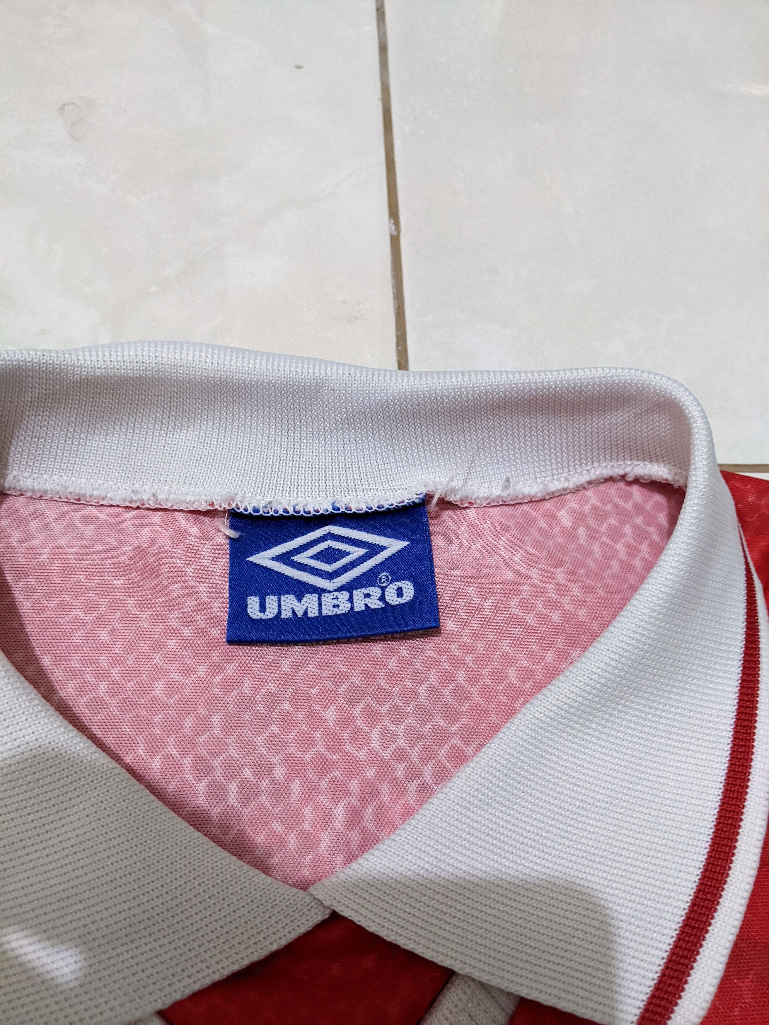 Umbro Ajax Amsterdam 1998 home Jersey football shirt Size US L / EU 52-54 / 3 - 8 Thumbnail