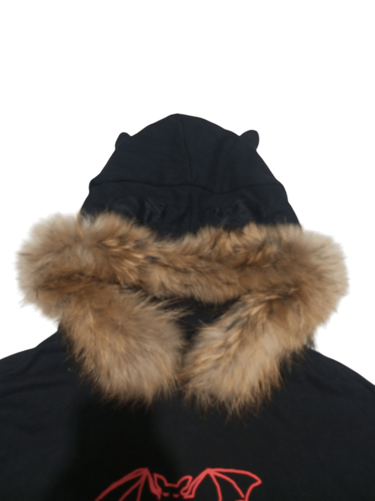 If Six Was Nine × Japanese Brand × Le Grande Bleu (L.G.B.) Kenshi yonezu bat laces up Oversize fur hoodie Size US XL / EU 56 / 4 - 3 Thumbnail