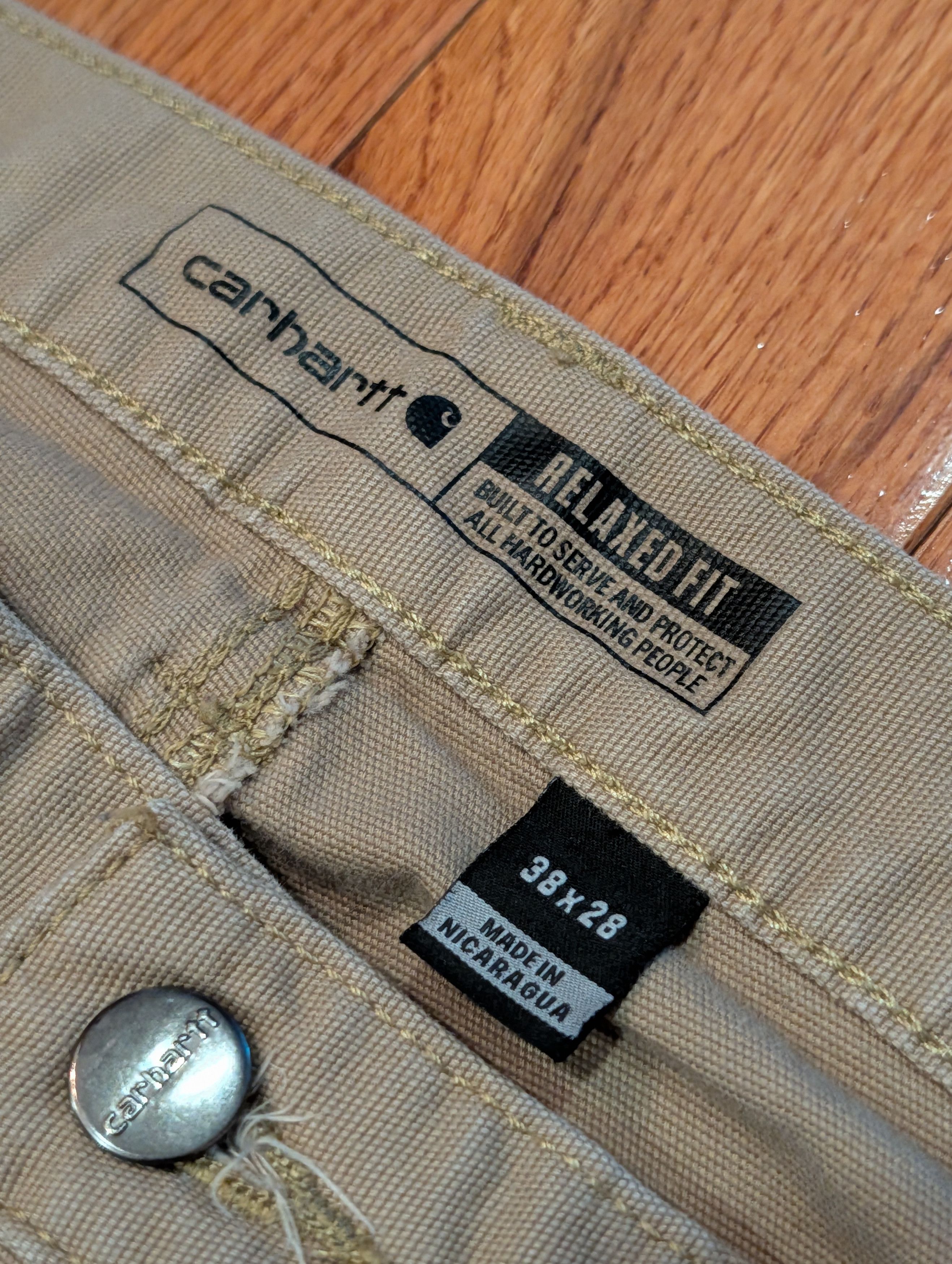 Carhartt Carhartt Relaxed Fit Canvas Work Pants Carpenter Size 38x28 Size US 38 / EU 54 - 4 Thumbnail