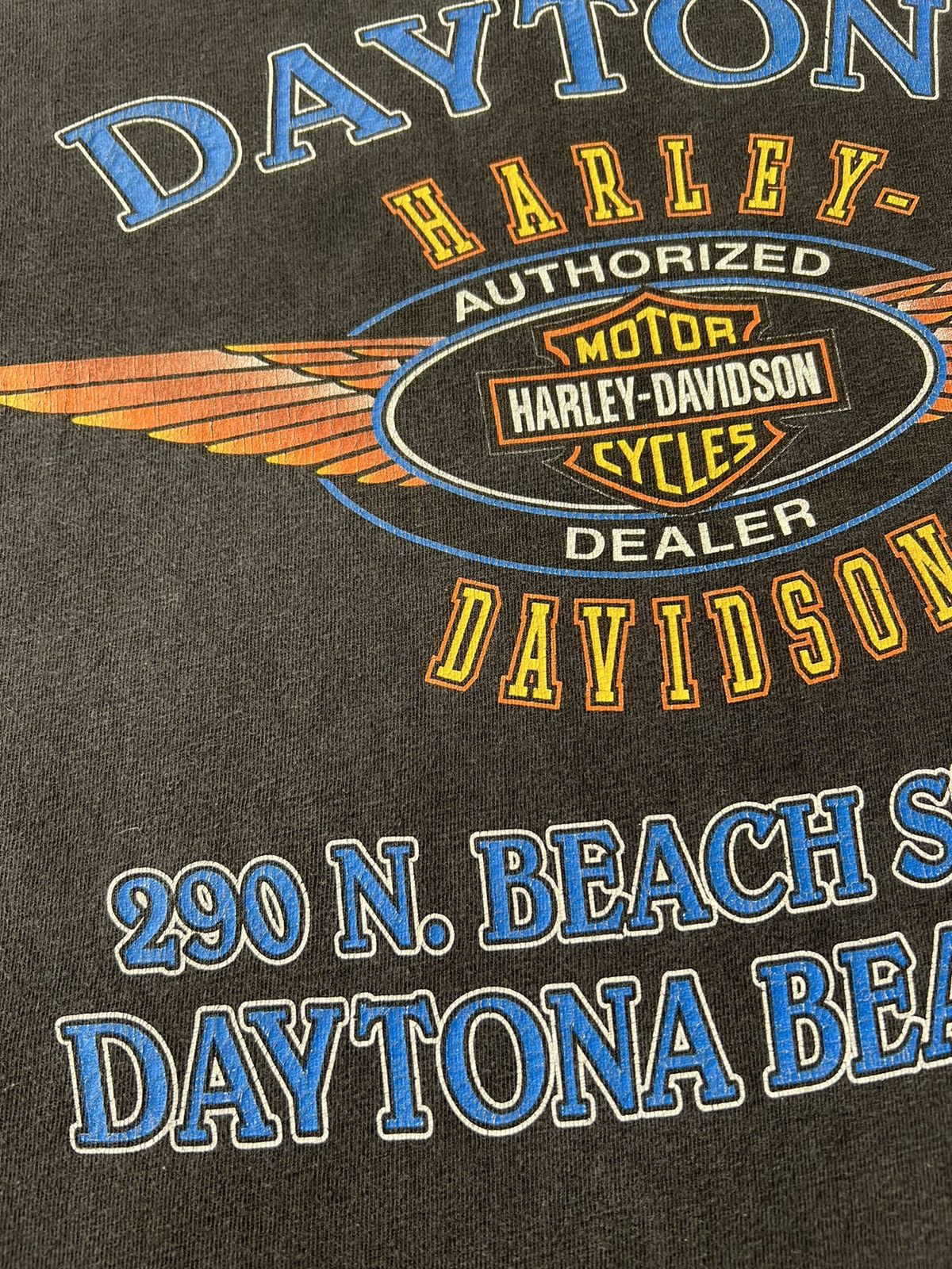 Harley Davidson Vintage 2000 Harley Davidson Bike Week Daytona Wolf T-shirt Size US M / EU 48-50 / 2 - 14 Thumbnail