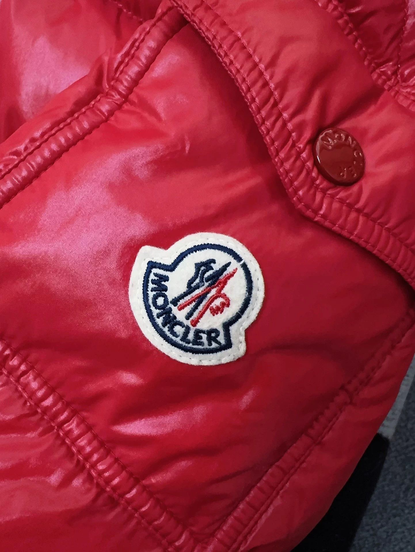 Moncler Moncler Maire Red Shiny Hooded Down Jacket Size 1 Size S / US 4 / IT 40 - 6 Thumbnail