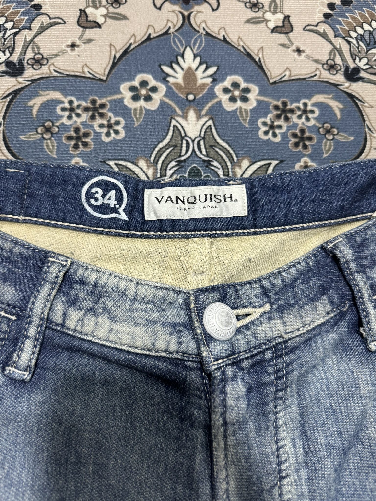 20471120 × Beauty Beast × Vanquish Japanese Brand Vanquish Tokyo Japan Skinny Jeans Size US 34 / EU 50 - 4 Thumbnail