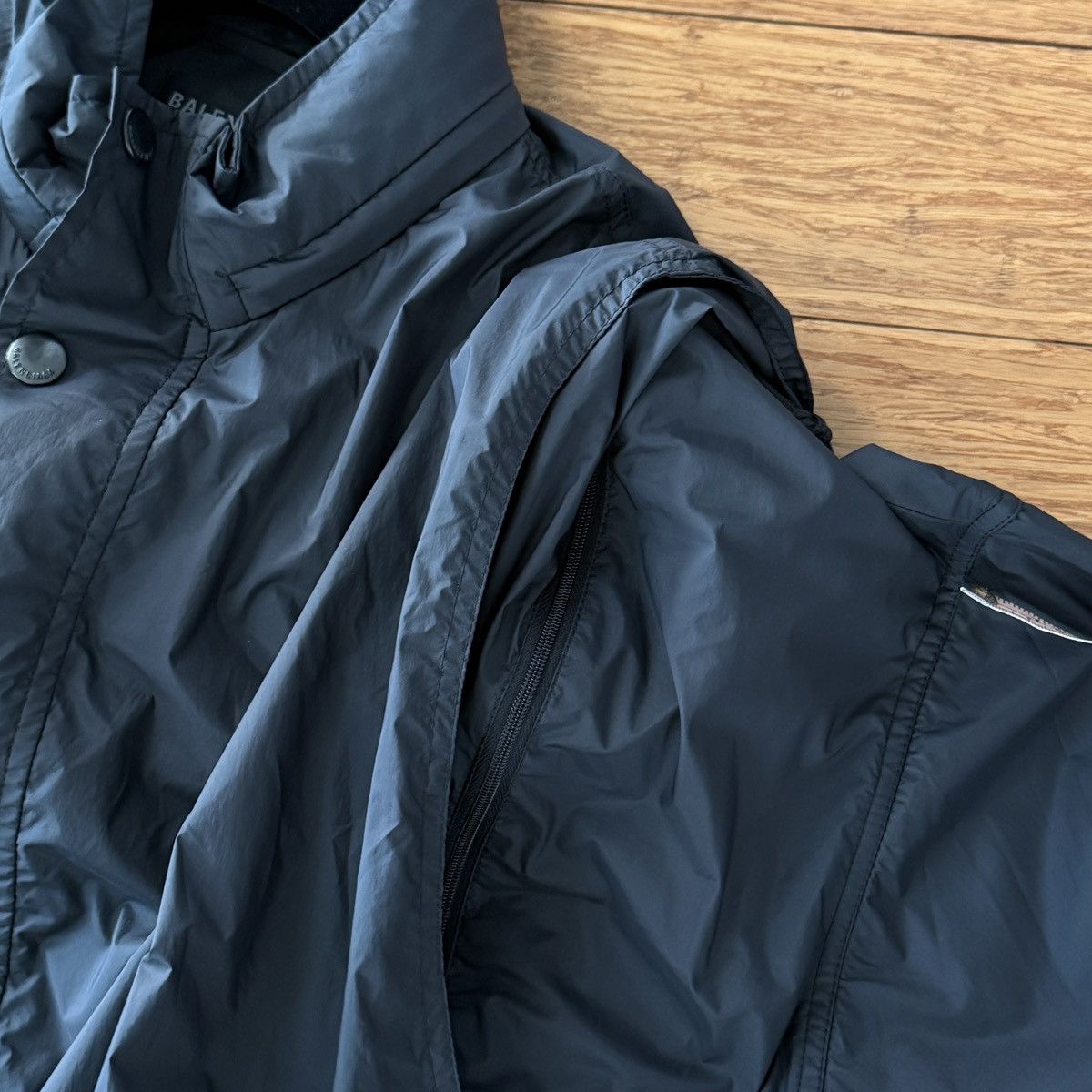 Balenciaga Balenciaga Oversized Windbreaker Jacket, Black Nylon, Size S Size US S / EU 44-46 / 1 - 13 Thumbnail
