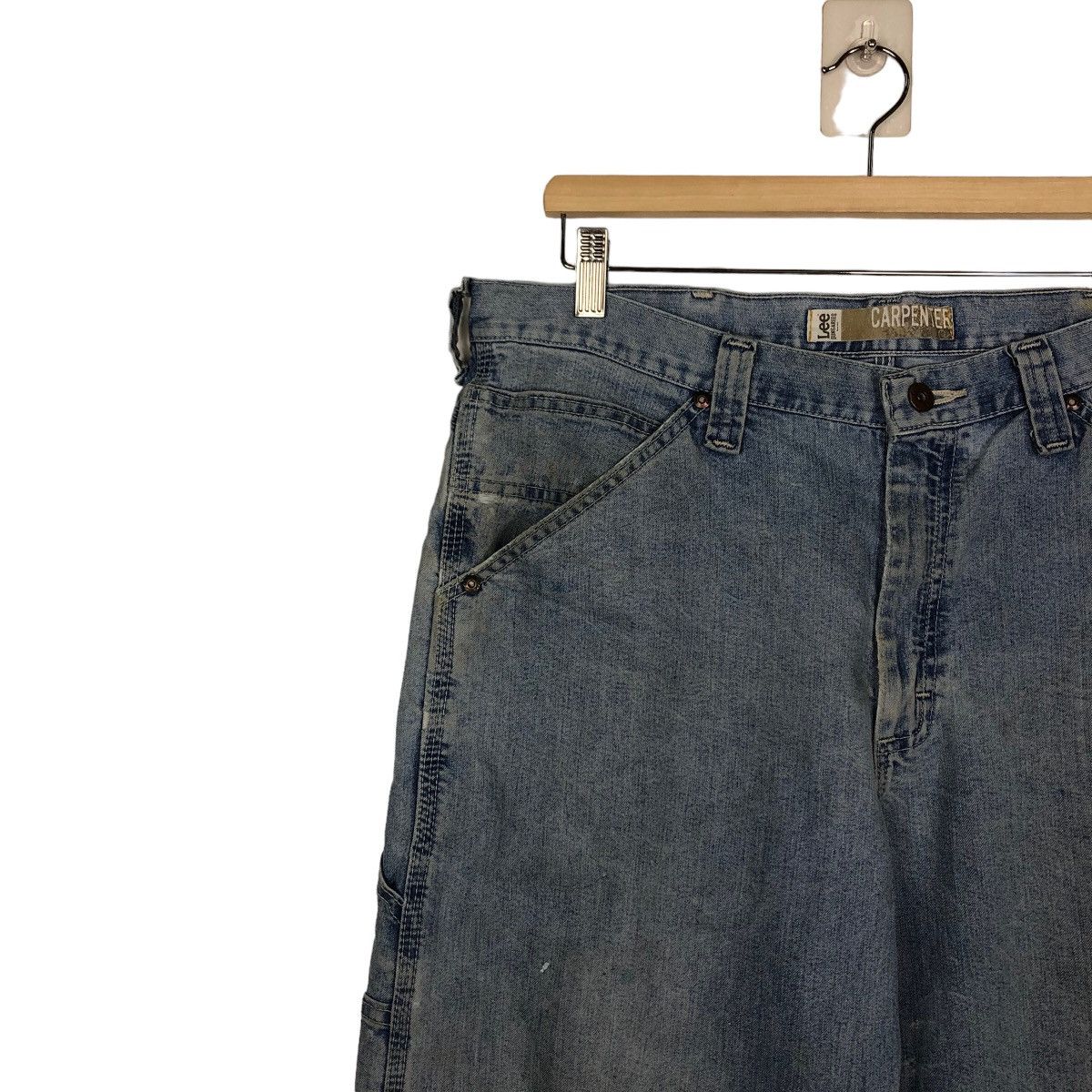 Japanese Brand 🔥90’s Lee Carpenter Pants Bush Pocket Work Size US 36 / EU 52 - 6 Thumbnail