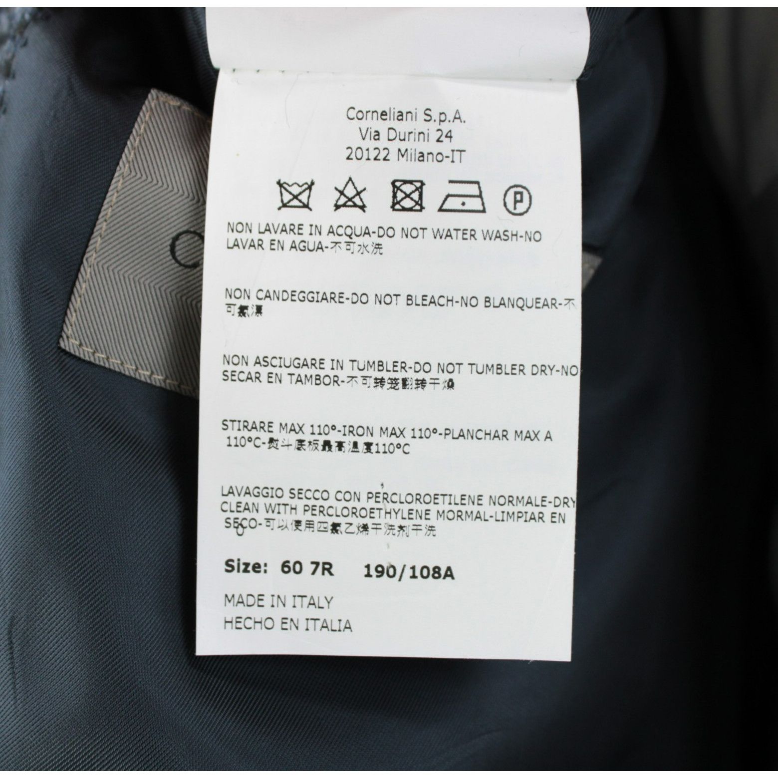 Corneliani Corneliani Sport Coat Size 50 Regular US in Blue Size 50R - 9 Thumbnail