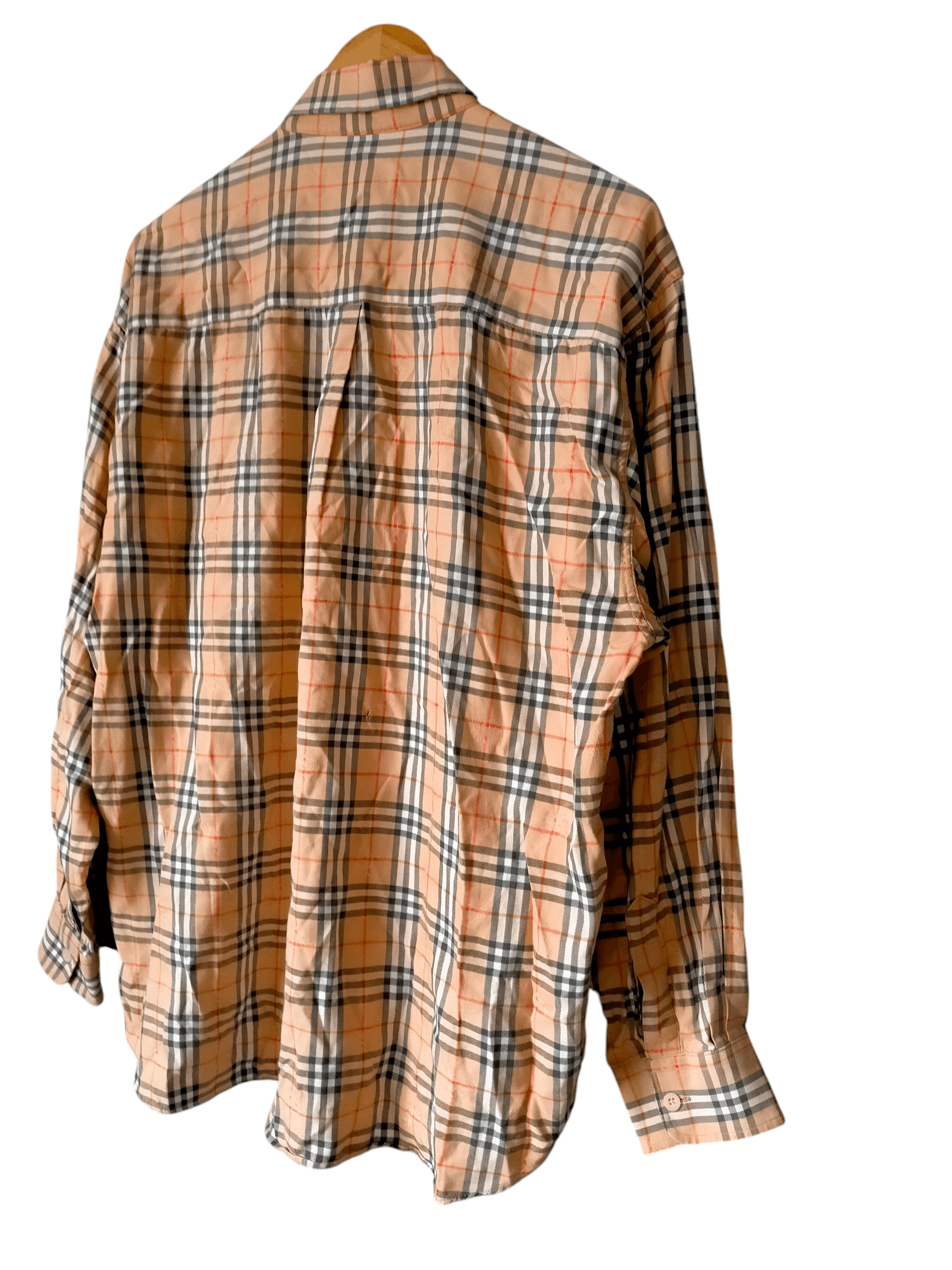 Burberry Vintage Burberry Nova Check England Button ups shirts Size US XL / EU 56 / 4 - 4 Thumbnail