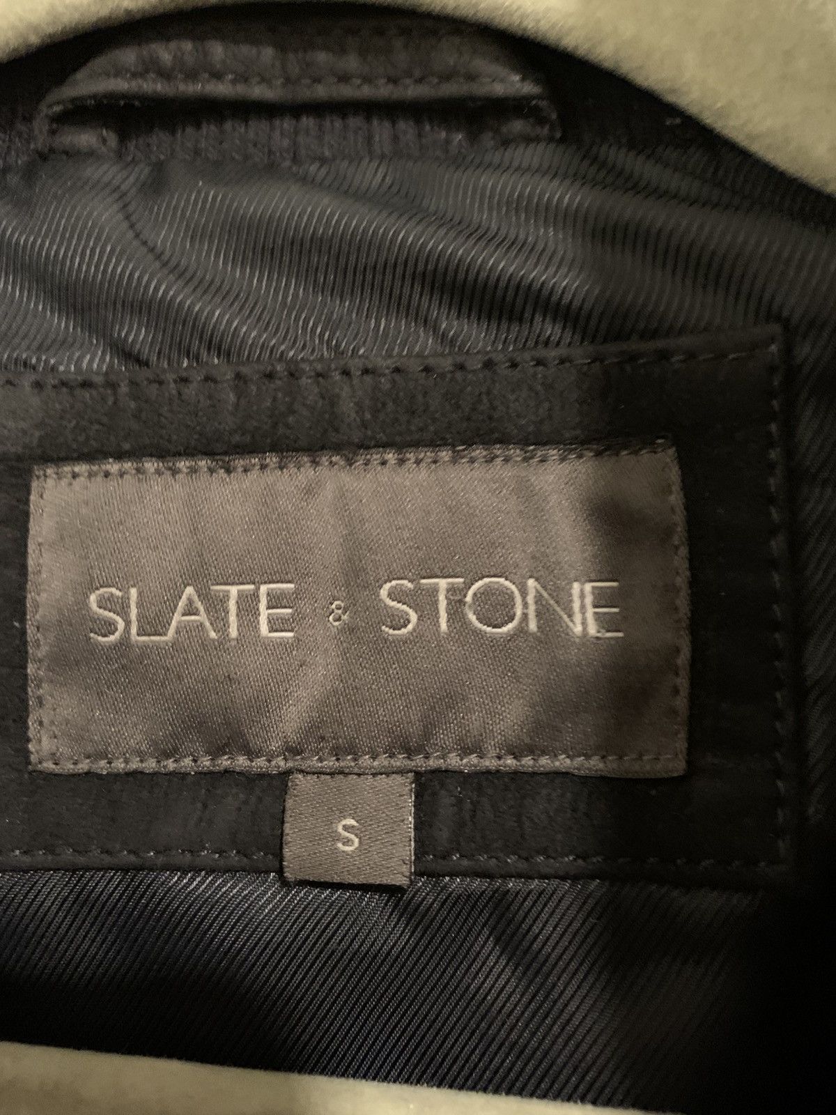 Slate & Stone slate & stone faded goat leather zip up jacket Size US S / EU 44-46 / 1 - 4 Thumbnail