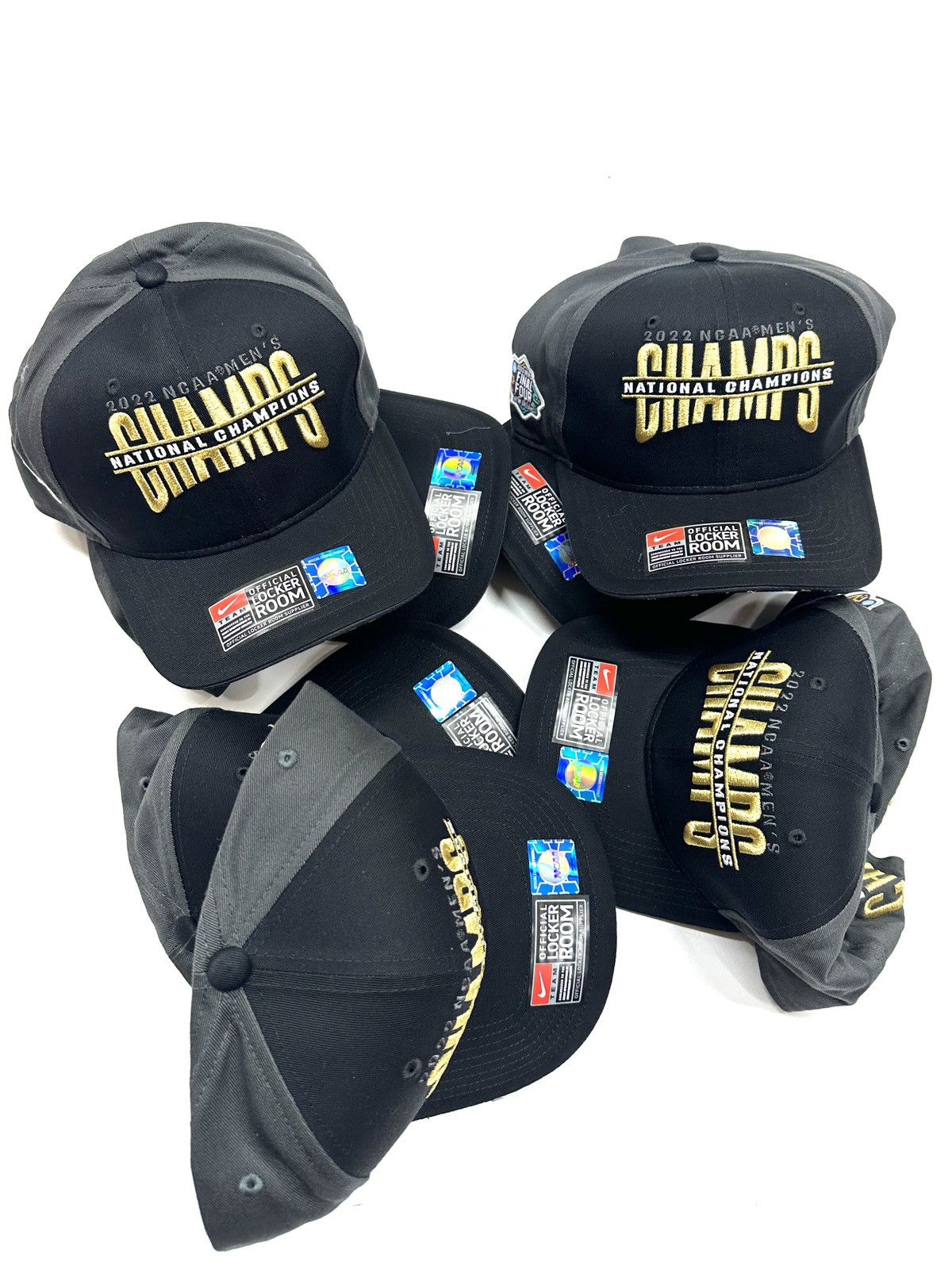 Nike Nike 7x Pack Cap NCAA Final Four New Orleans Champs 2022 Size ONE SIZE - 3 Thumbnail