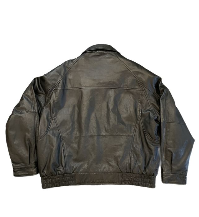 Corvette VINTAGE CORVETTE LEATHER BOMBER JACKET | Grailed