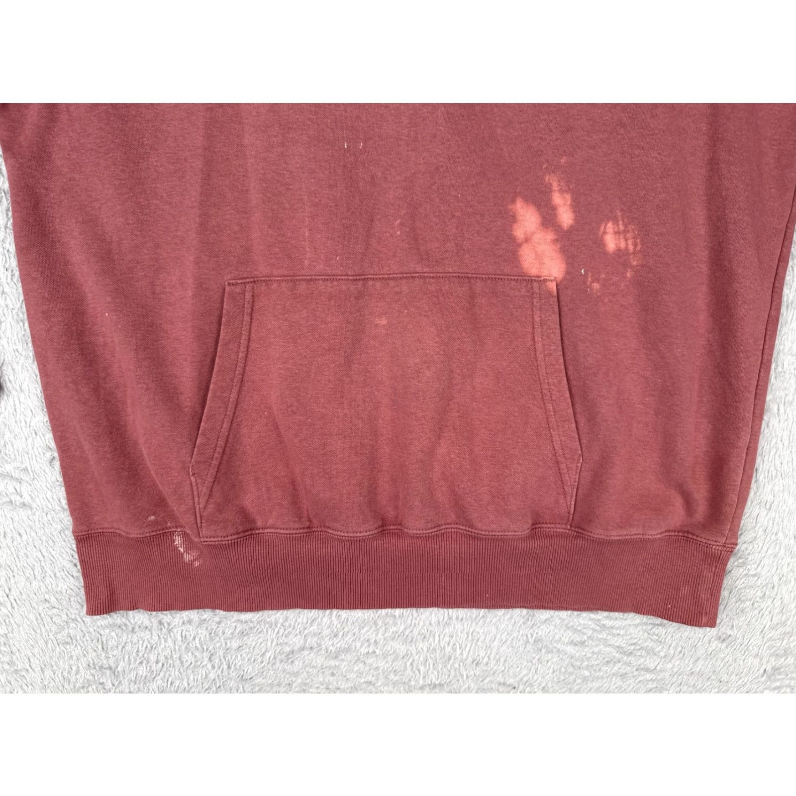 The North Face The North Face Hoodie Women XL Burgundy Pullover Kangaroo Pocket Graphic Logo - Women - XL - Burgundy/Red - Hoodie - Graphic Print - All Seasons Size XL / US 12-14 / IT 48-50 - 5 Thumbnail