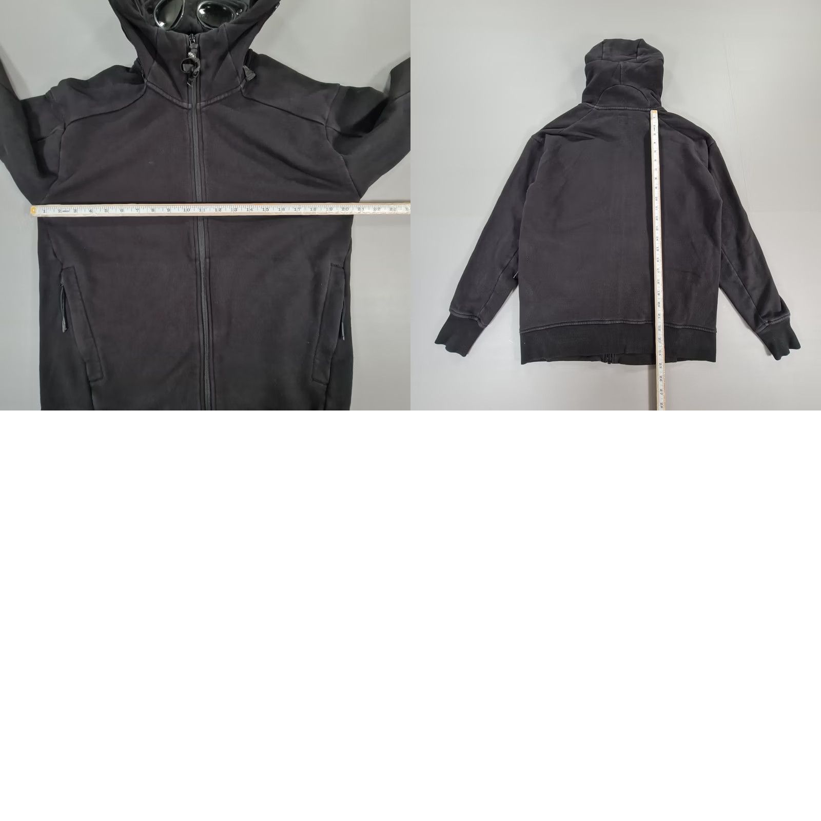 Vintage CP Company Goggle Lens Hoodie Mens Black Small Zip Full Zip Cotton Size US S / EU 44-46 / 1 - 9 Thumbnail