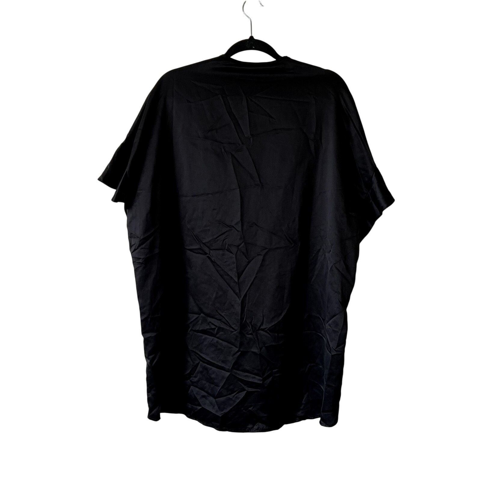 Victoria's Secret Victoria's secret black silky robe One size C5 Size ONE SIZE - 2 Thumbnail