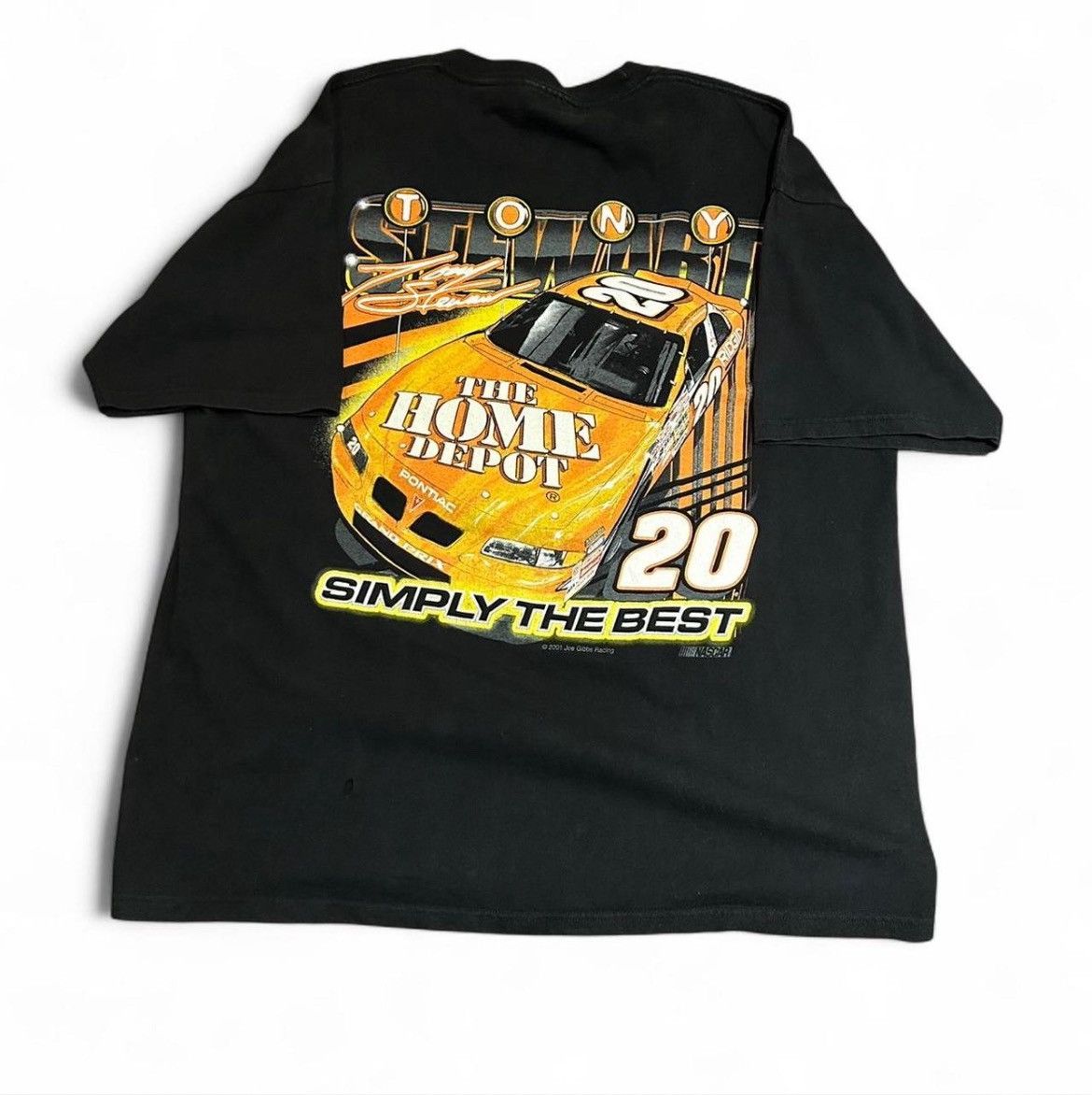 Vintage Tony Stewart Vintage 2000s Racing Tshirt Size US XL / EU 56 / 4 - 2 Thumbnail