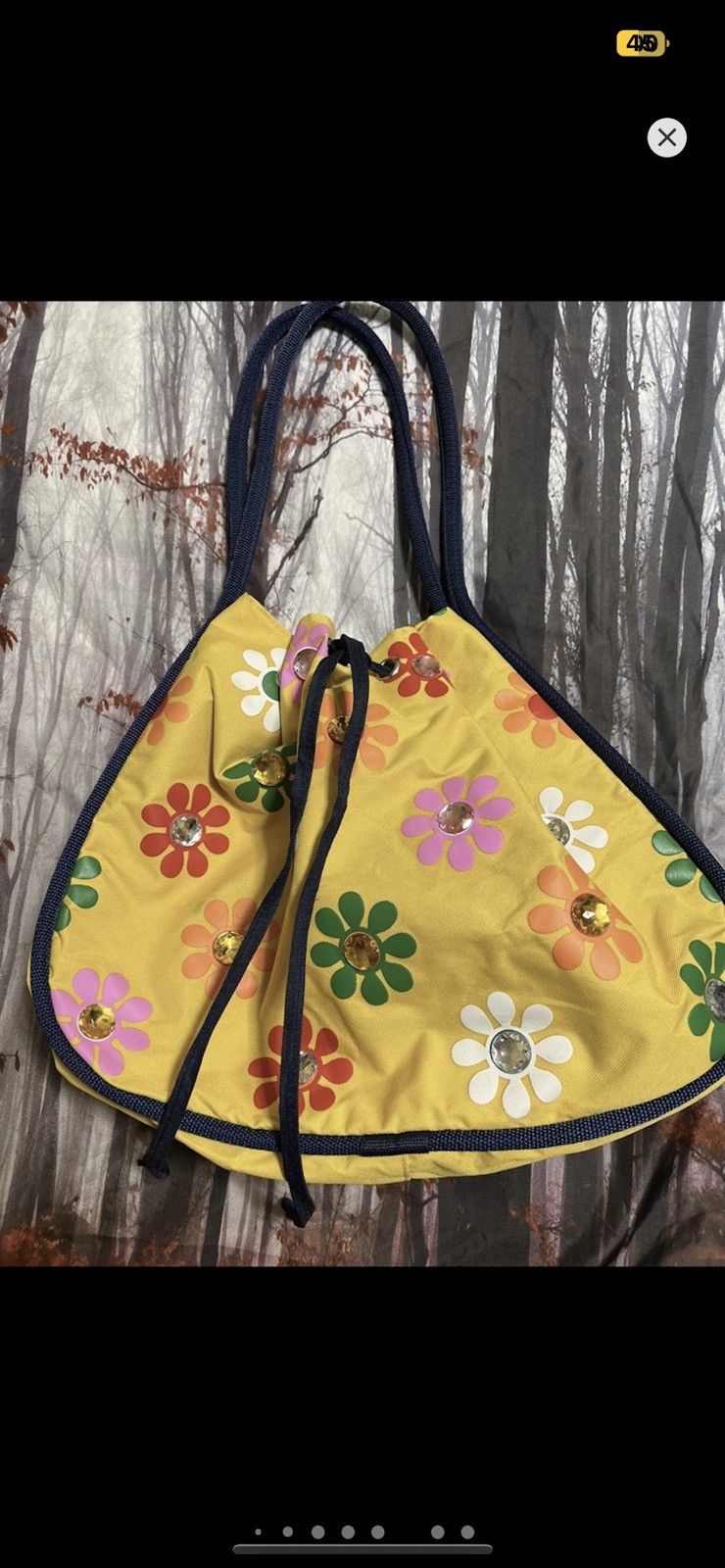 Vintage ***FINAL DROP***RARE 90s JEWEL PULL CLOSURE TOTE BAG O/S Size ONE SIZE - 14 Thumbnail