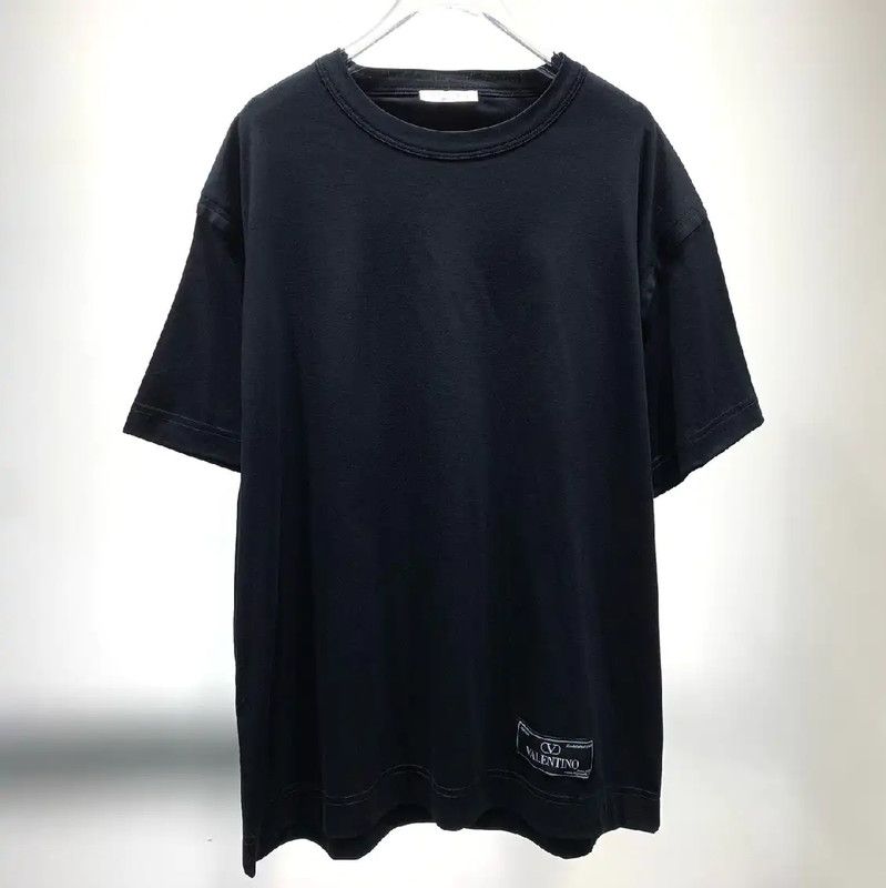 Valentino Black Cotton Men's T-shirt 0089